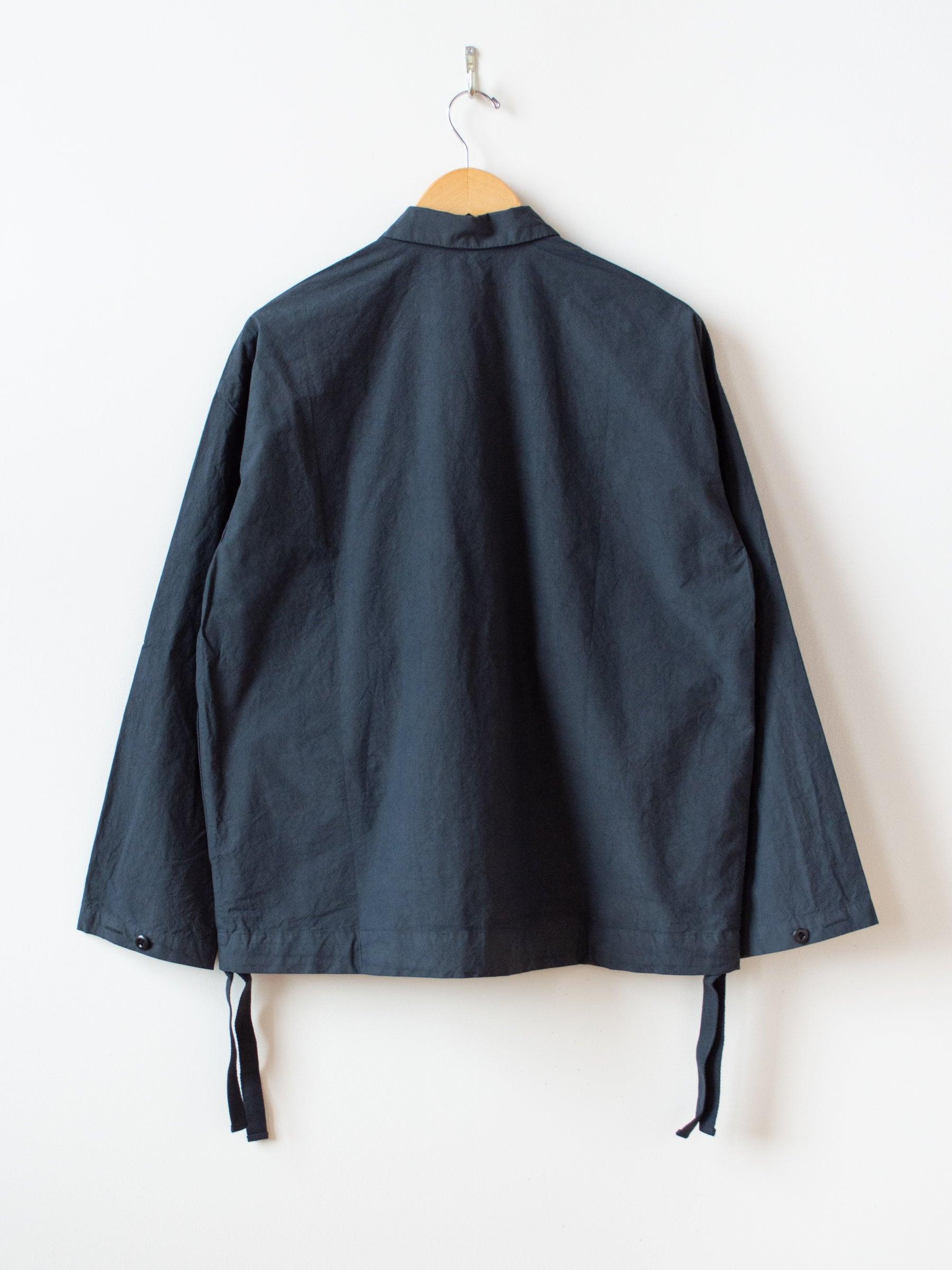 Namu Shop - Maillot Mature Rub Cotton Coach Shirt - Ink Black