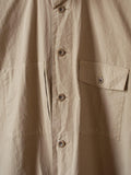 Namu Shop - Maillot Mature Rub Cotton Long Work Shirt - Khaki