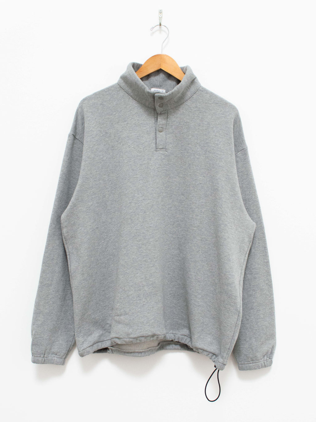 Namu Shop - Maillot Snap Henley Sweat Trainer - Gray