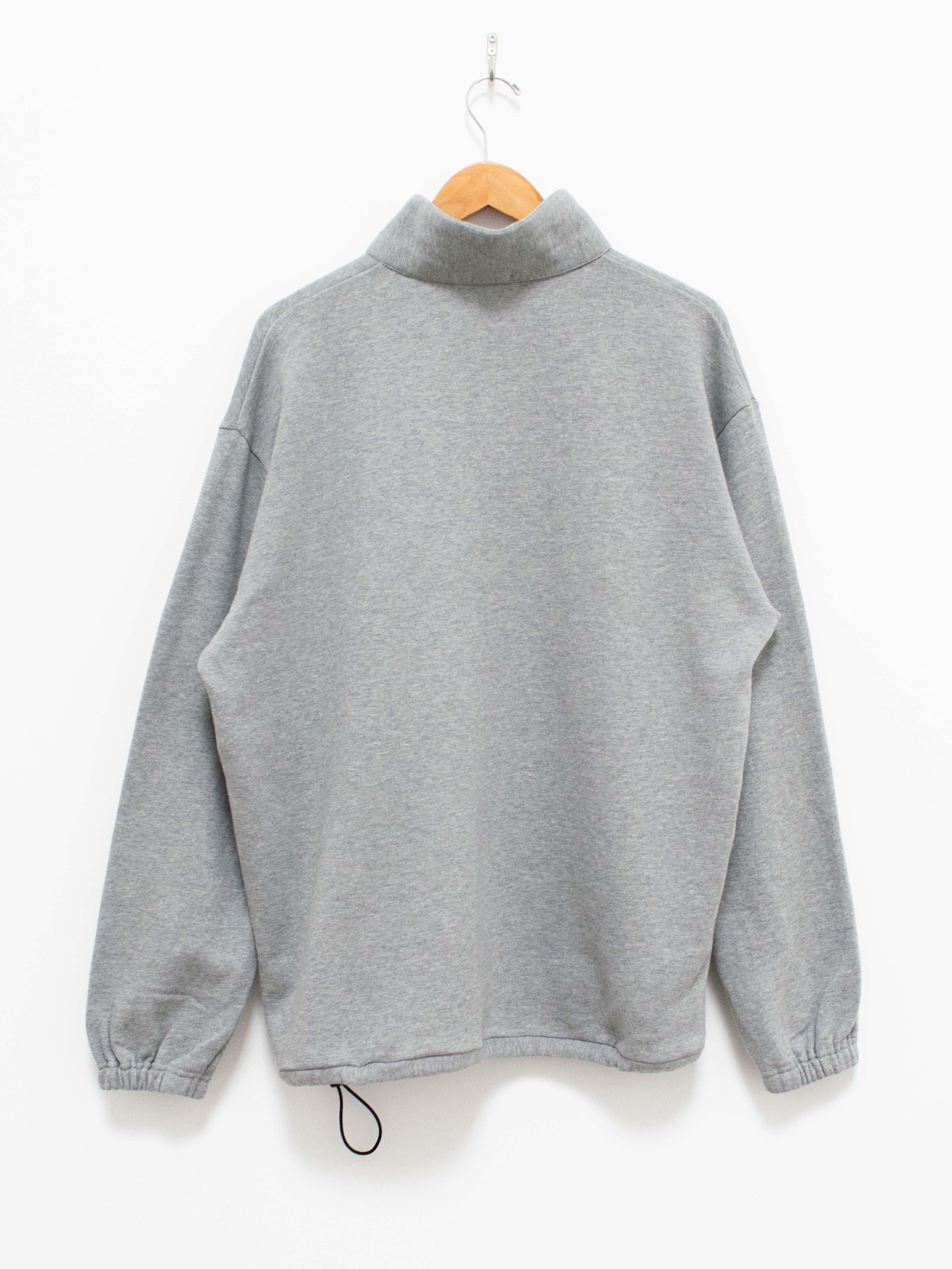 Namu Shop - Maillot Snap Henley Sweat Trainer - Gray