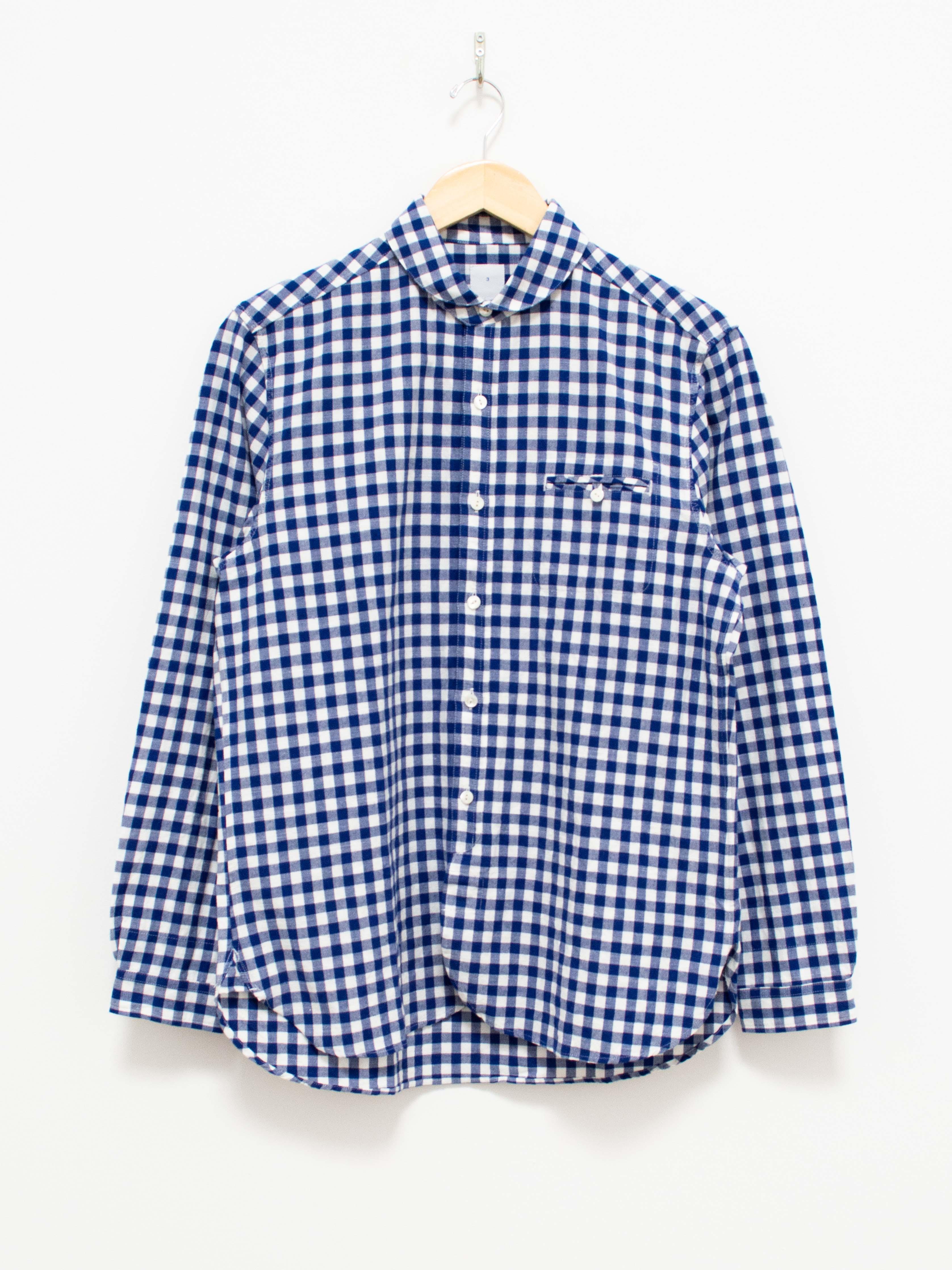 Namu Shop - Maillot Sunset Big Gingham Work Shirt - Blue x White