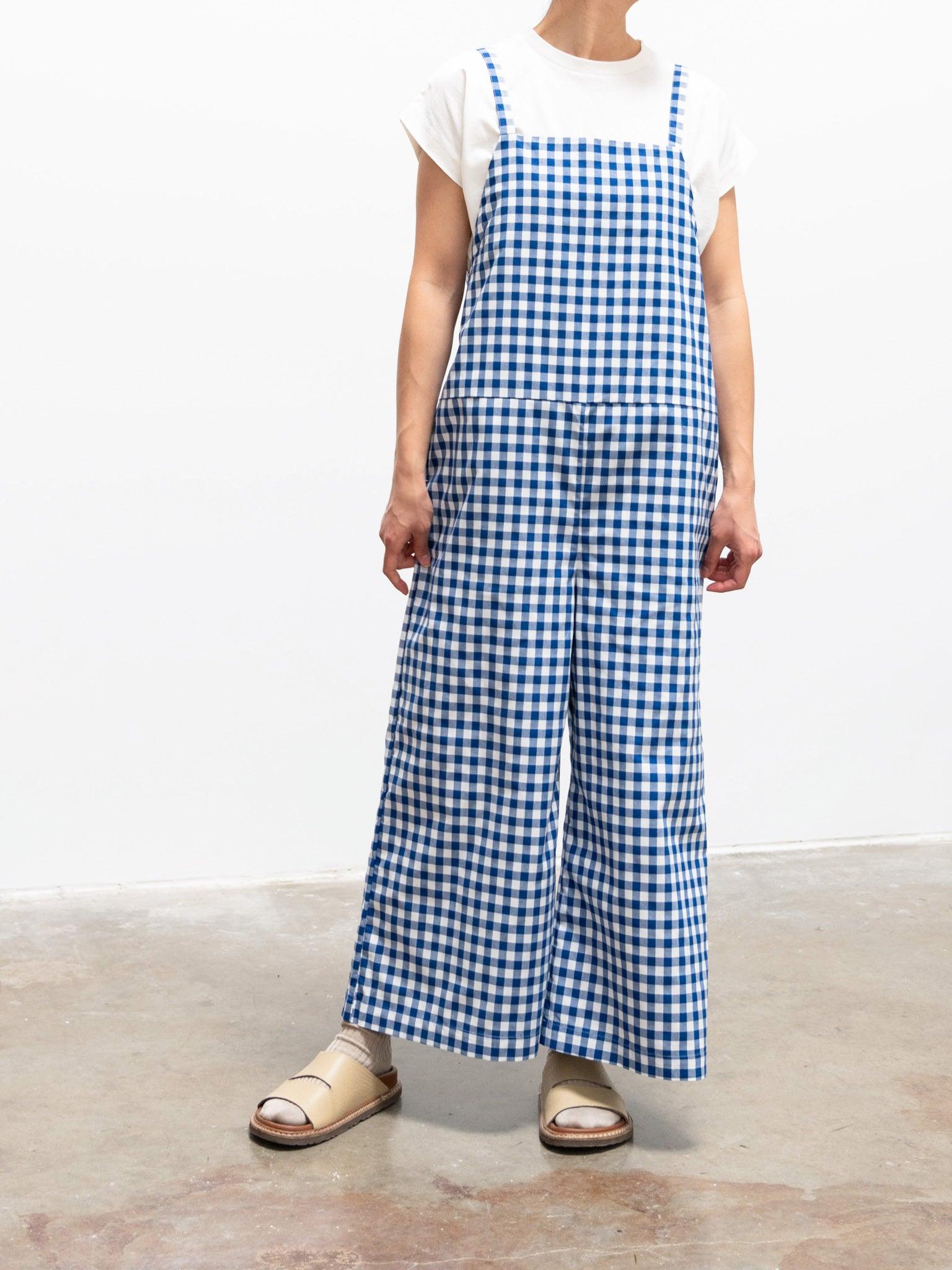 Sunset Salopette - Big Blue Gingham