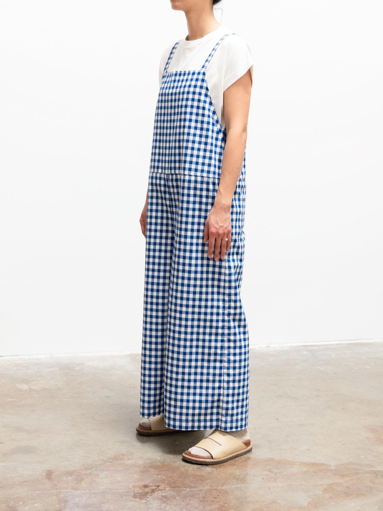 Namu Shop - Maillot Sunset Salopette - Big Blue Gingham