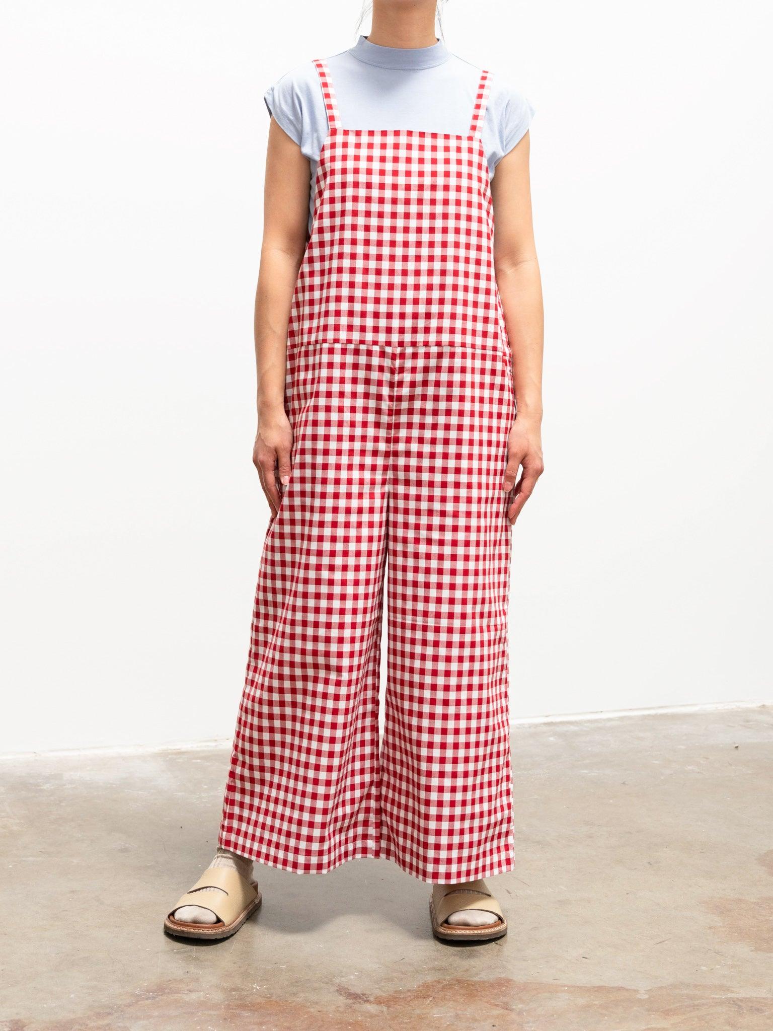 Namu Shop - Maillot Sunset Salopette - Big Red Gingham