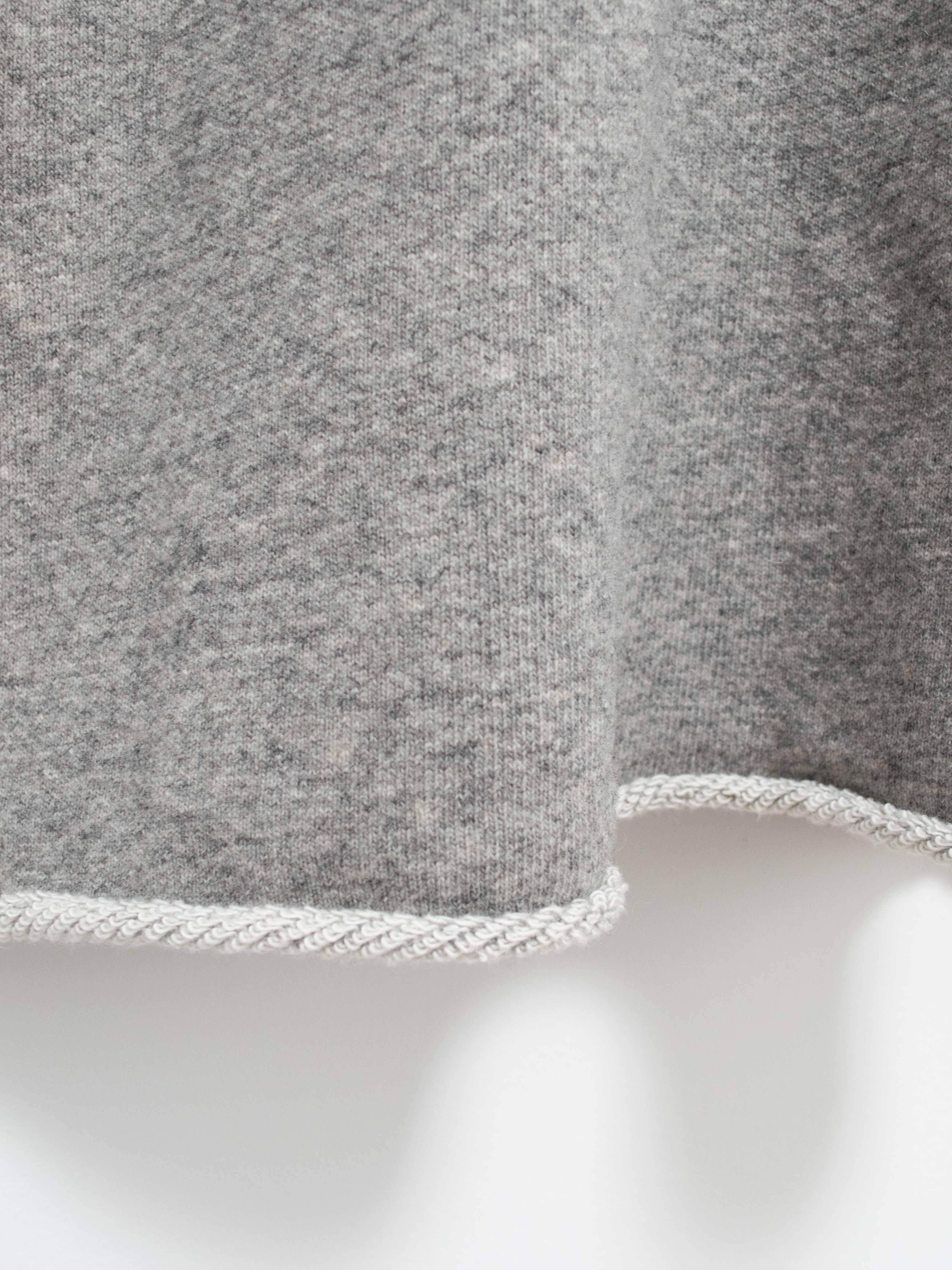 Namu Shop - Maillot Wool Sweat Turtleneck Dress - Gray