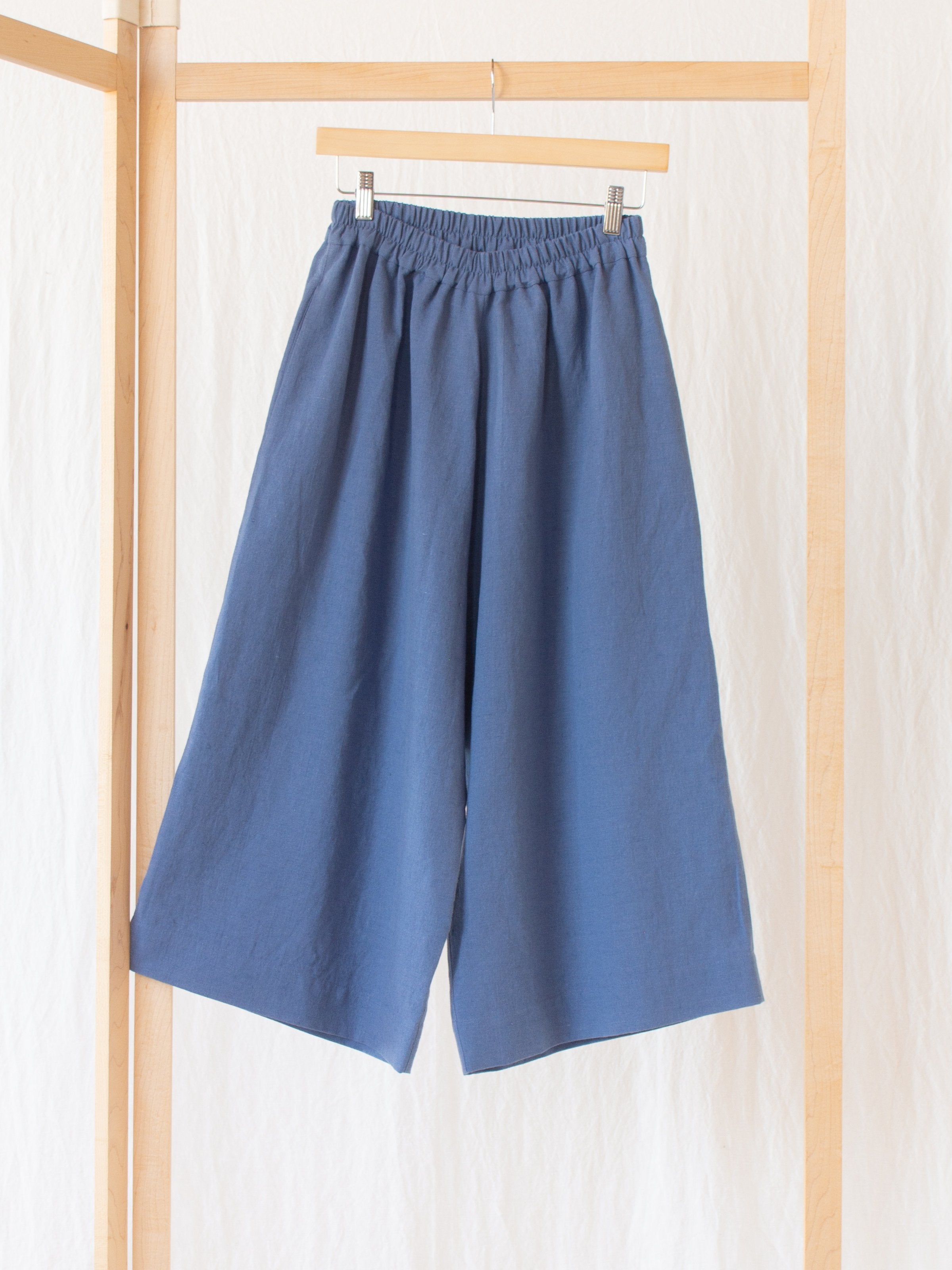 Namu Shop - muku Li / Co Wide Leg Pants - Pale Indigo