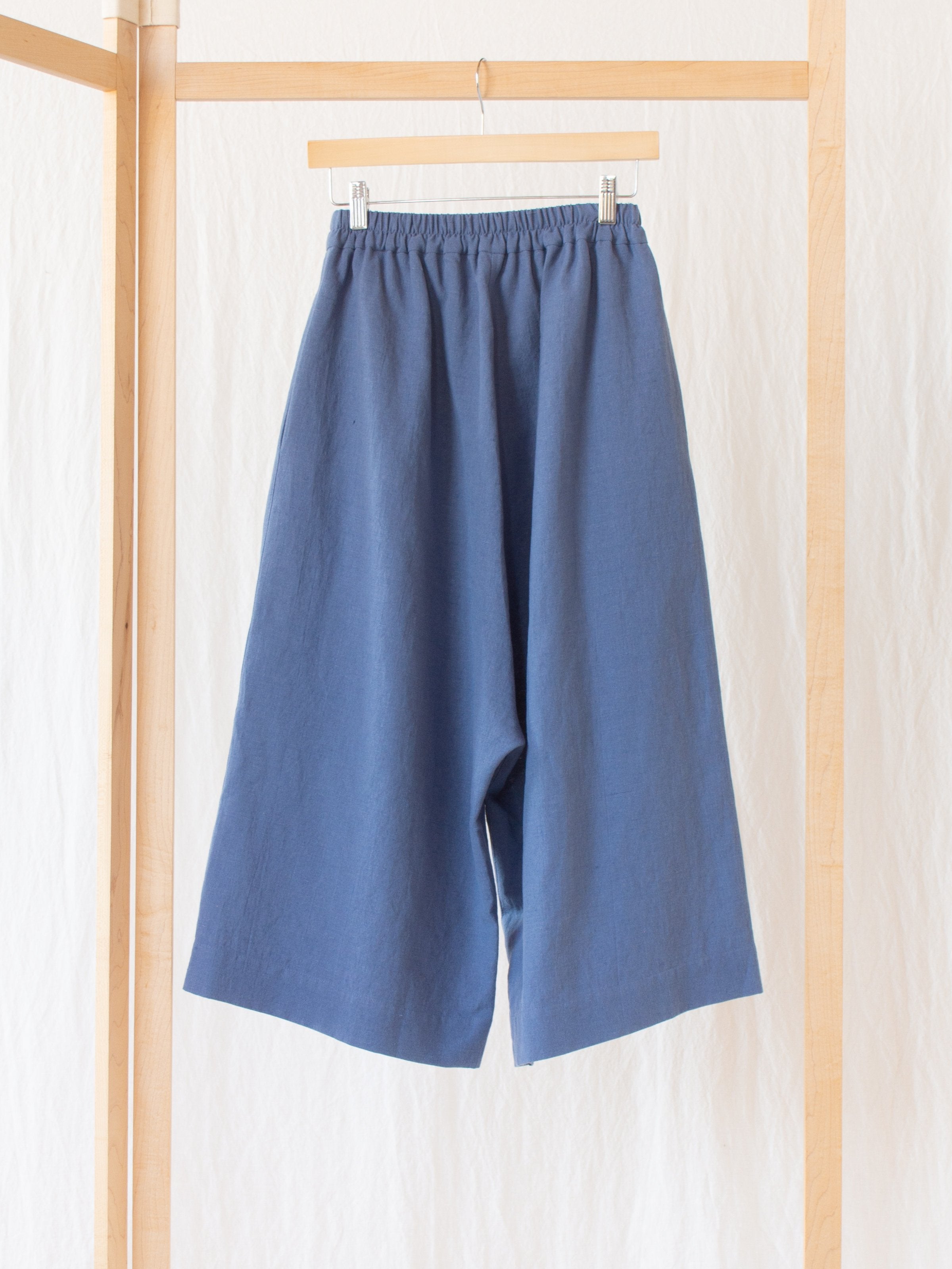 Namu Shop - muku Li / Co Wide Leg Pants - Pale Indigo