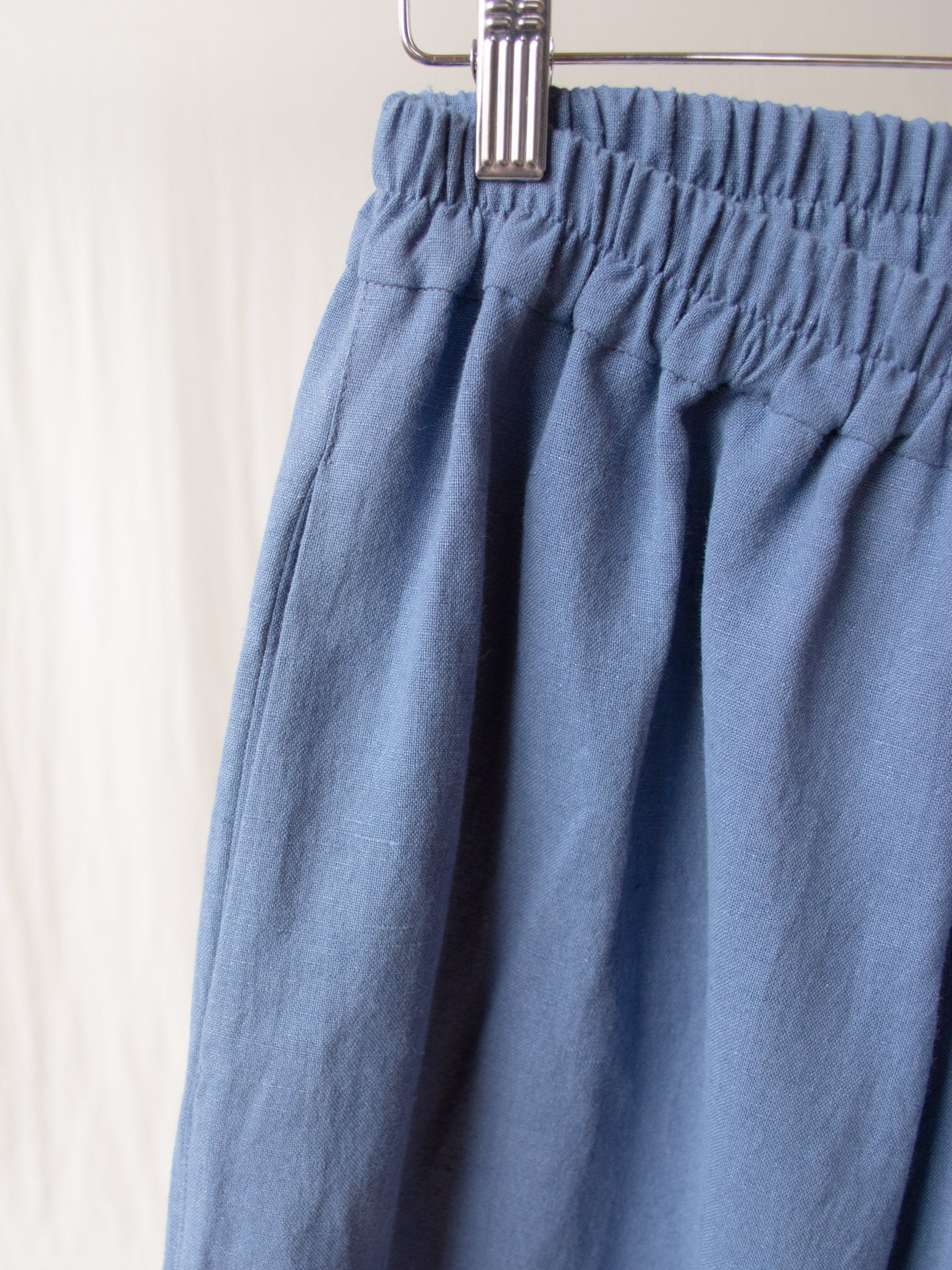 Namu Shop - muku Li / Co Wide Leg Pants - Pale Indigo