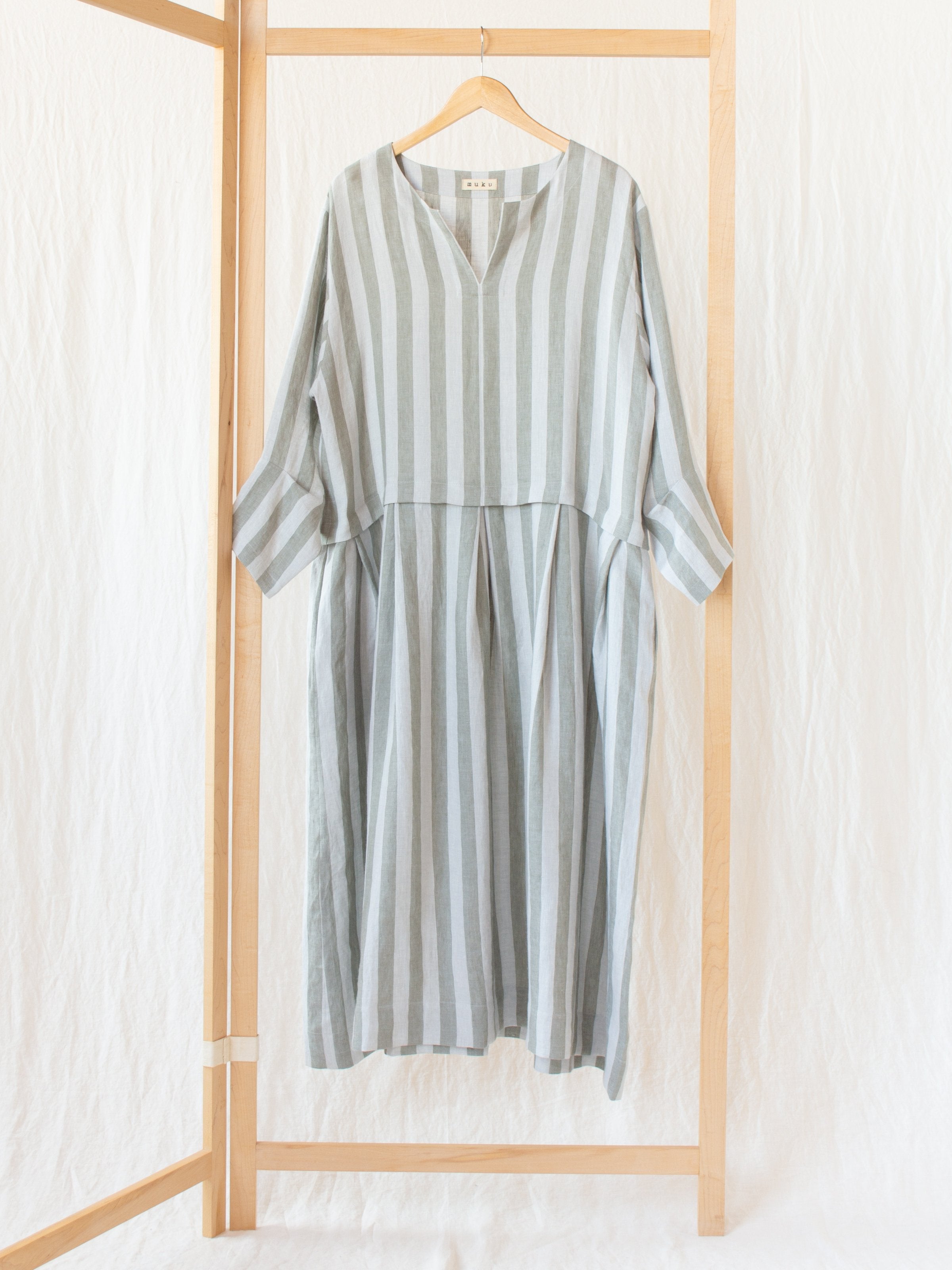 Namu Shop - muku Striped Linen Dress