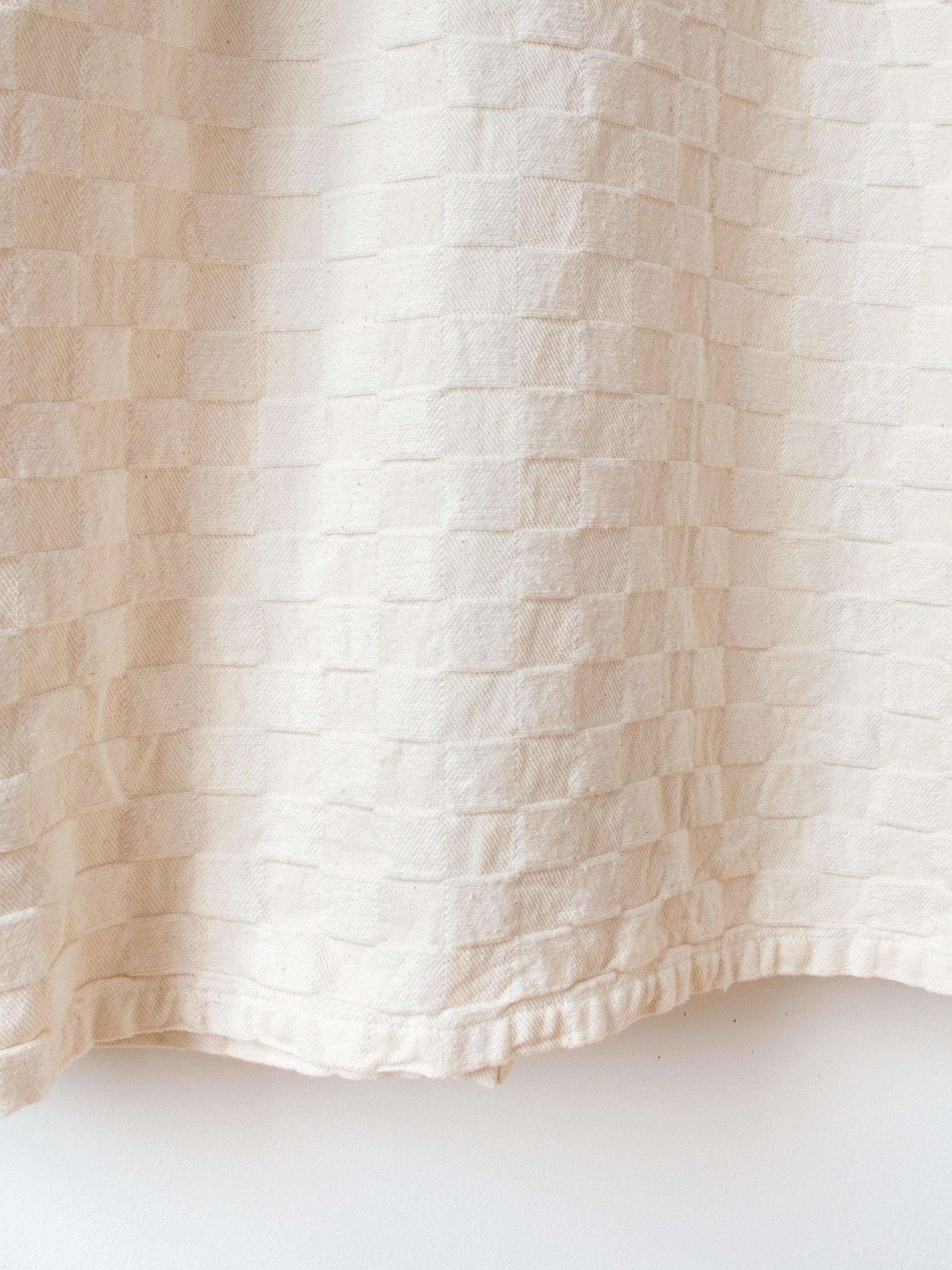 Namu Shop - Niche Block Check Coverall Jacket - Natural
