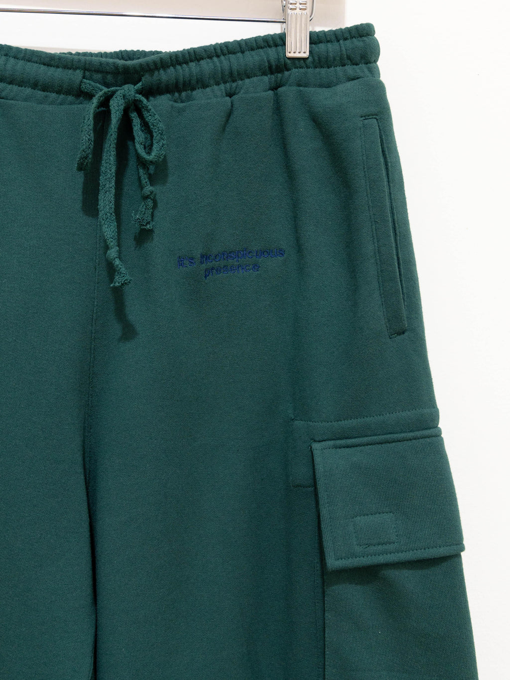 Namu Shop - Niche Side Pocket Sweatpants - Green