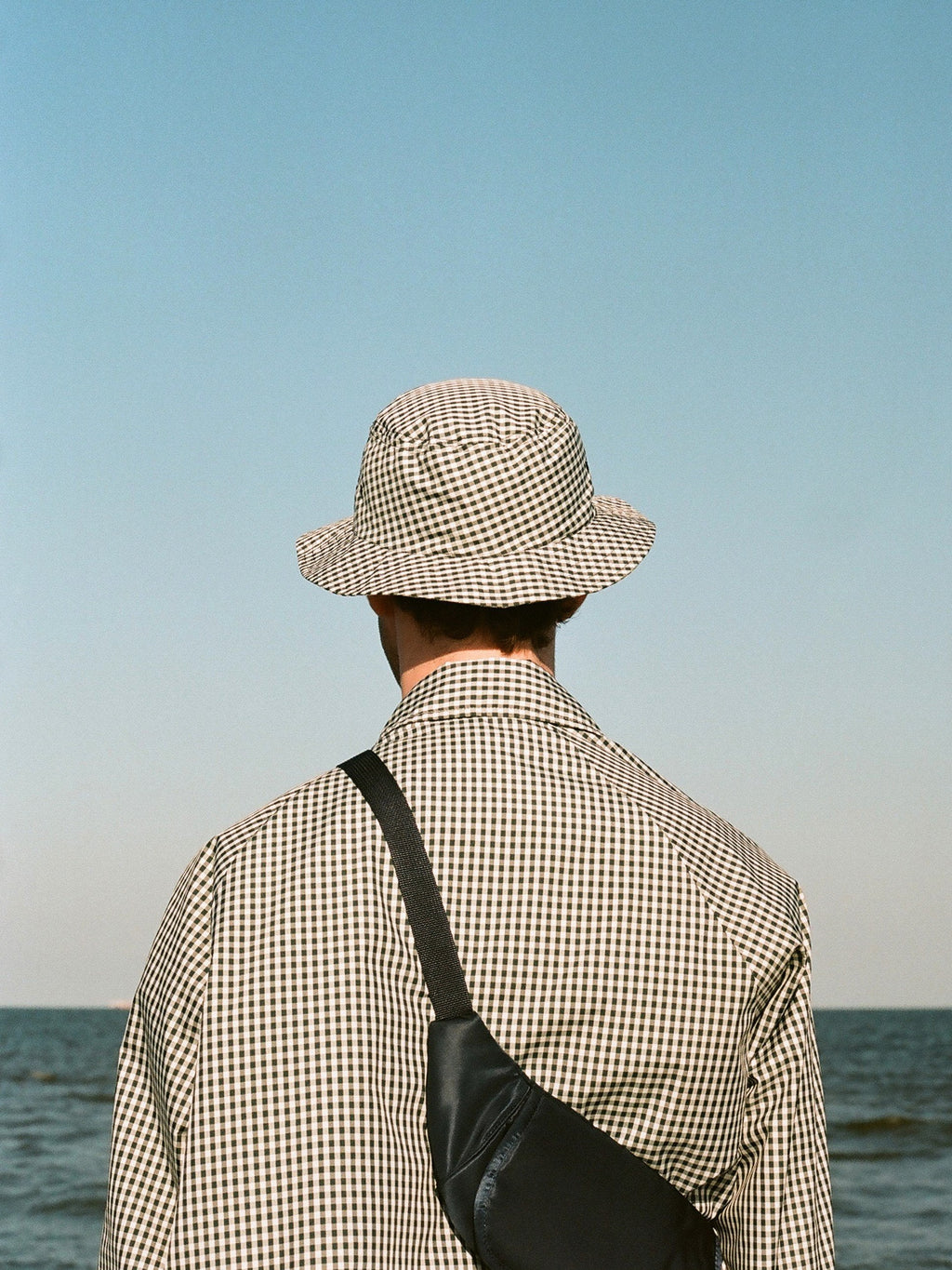 Namu Shop - paa Bucket Hat One - Charcoal Gingham