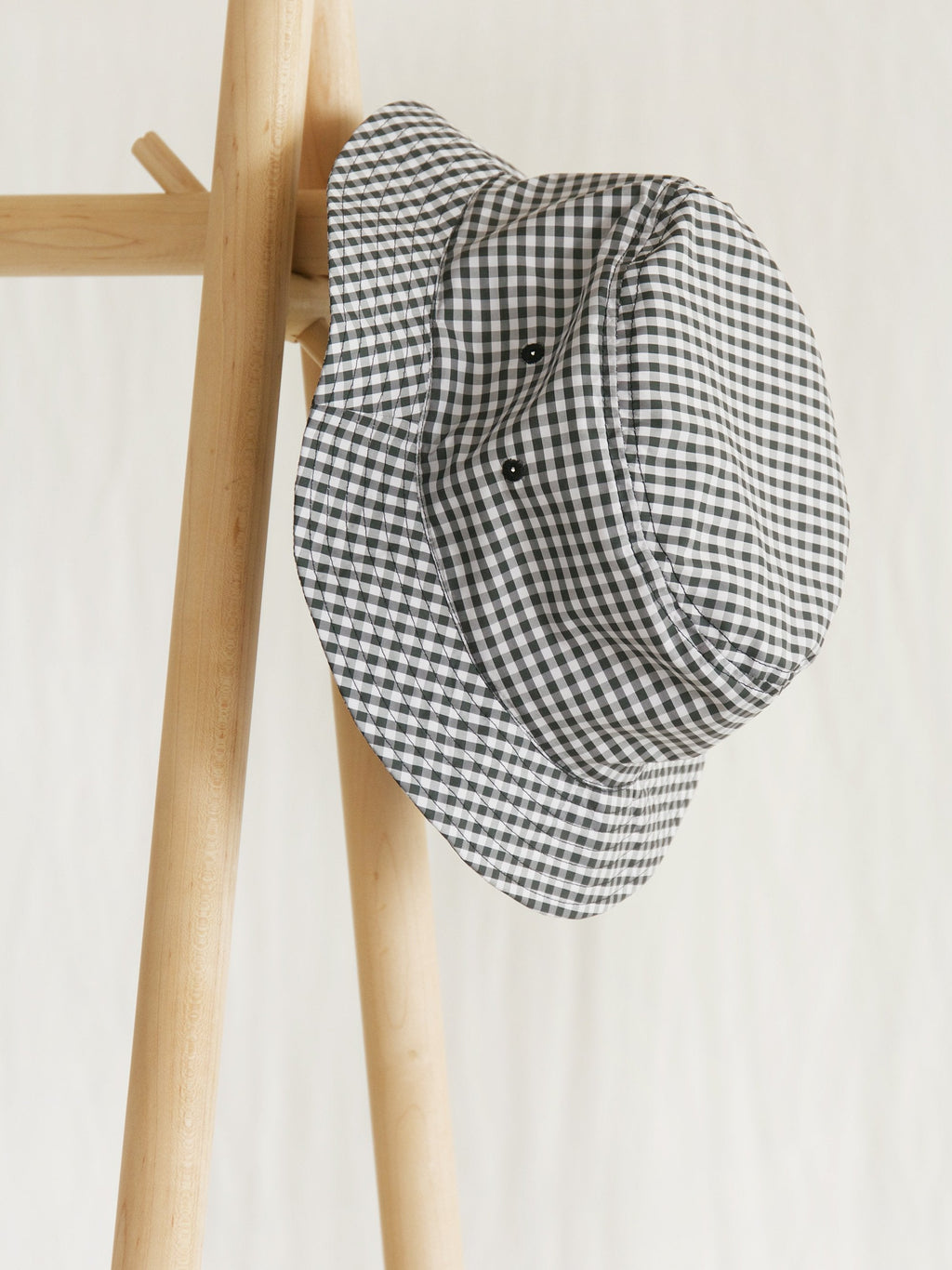 Namu Shop - paa Bucket Hat One - Charcoal Gingham
