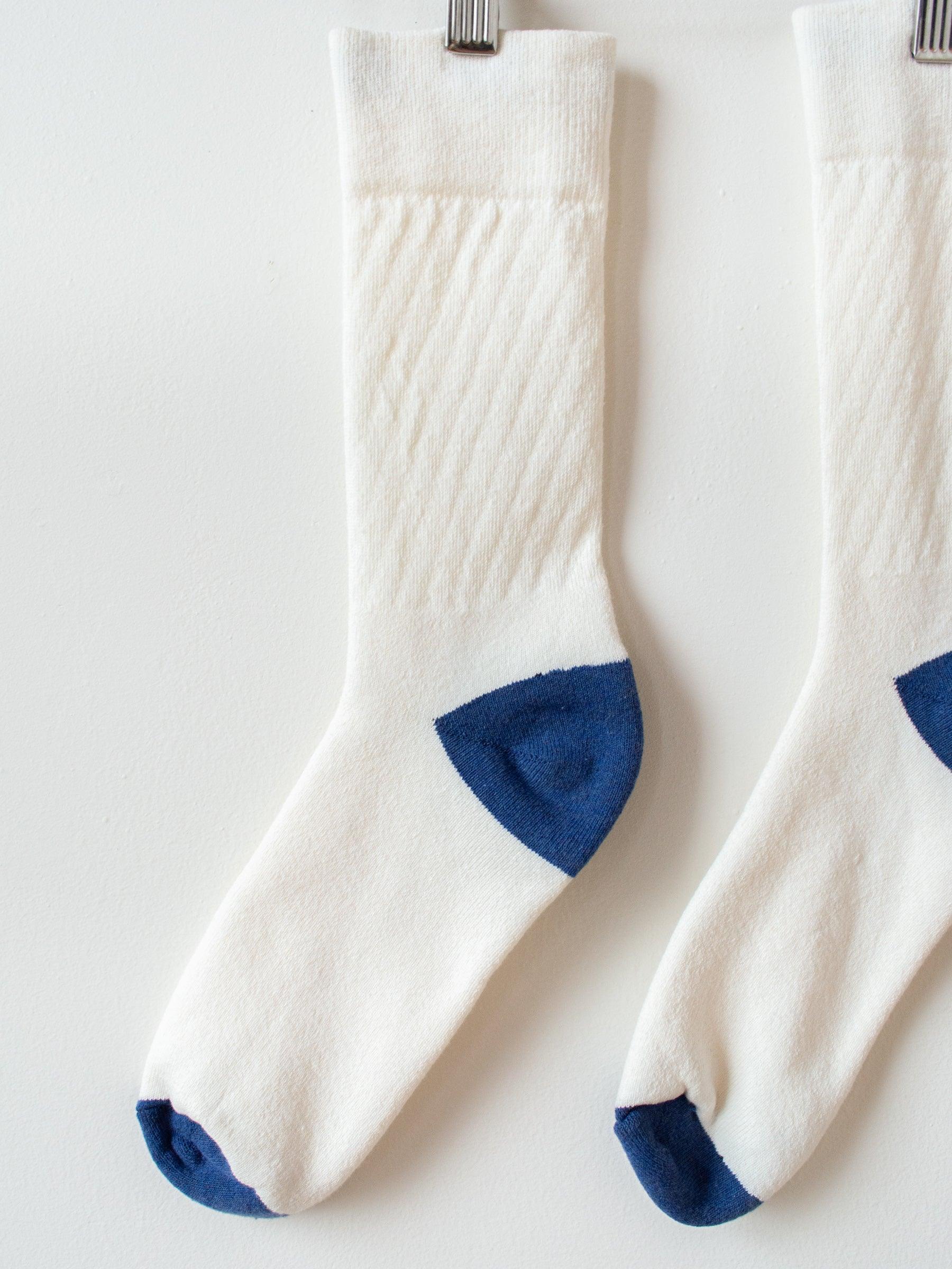 Namu Shop - paa Crew Sox 2.5 - Ecru / Blue