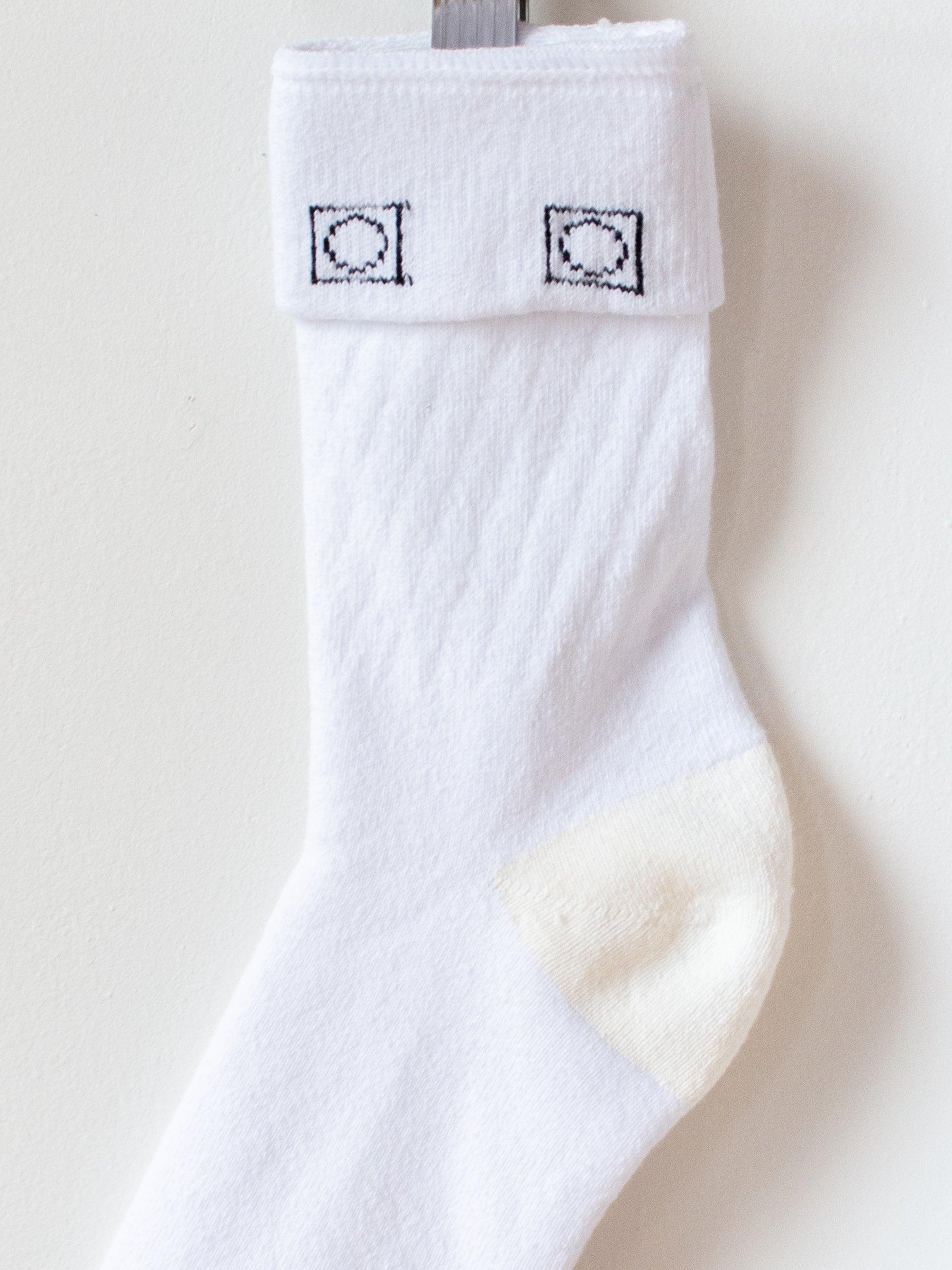 Namu Shop - paa Crew Sox 2.5 - White / Ecru