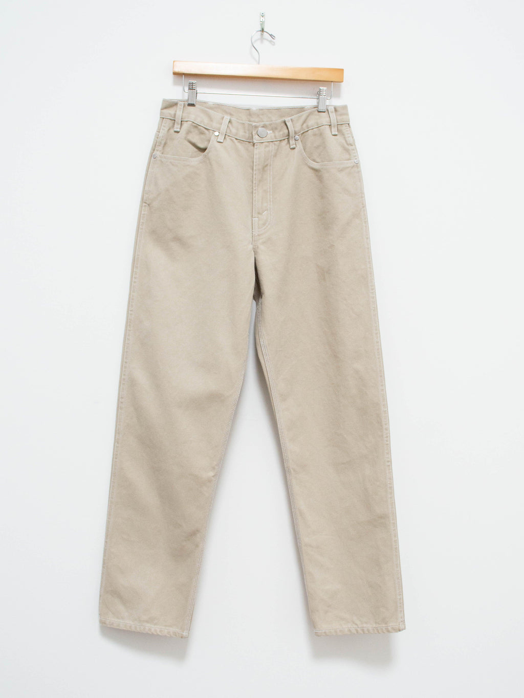 Namu Shop - paa Four Pocket Canvas Jean - Stone