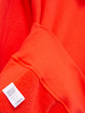 Namu Shop - paa Hooded Pullover Sweatshirt - Red Orange