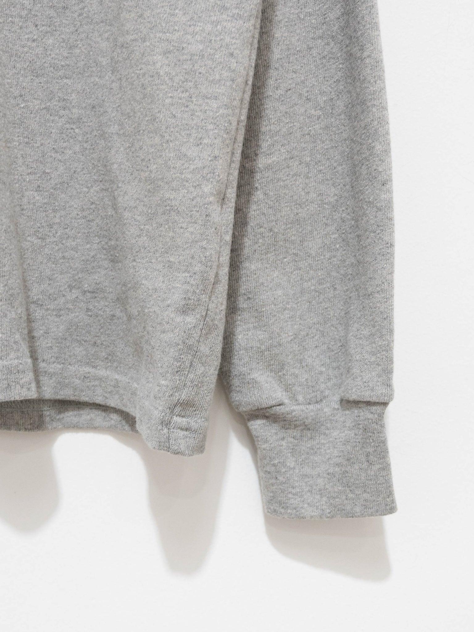 Namu Shop - paa LS Pocket Tee - Heather Gray