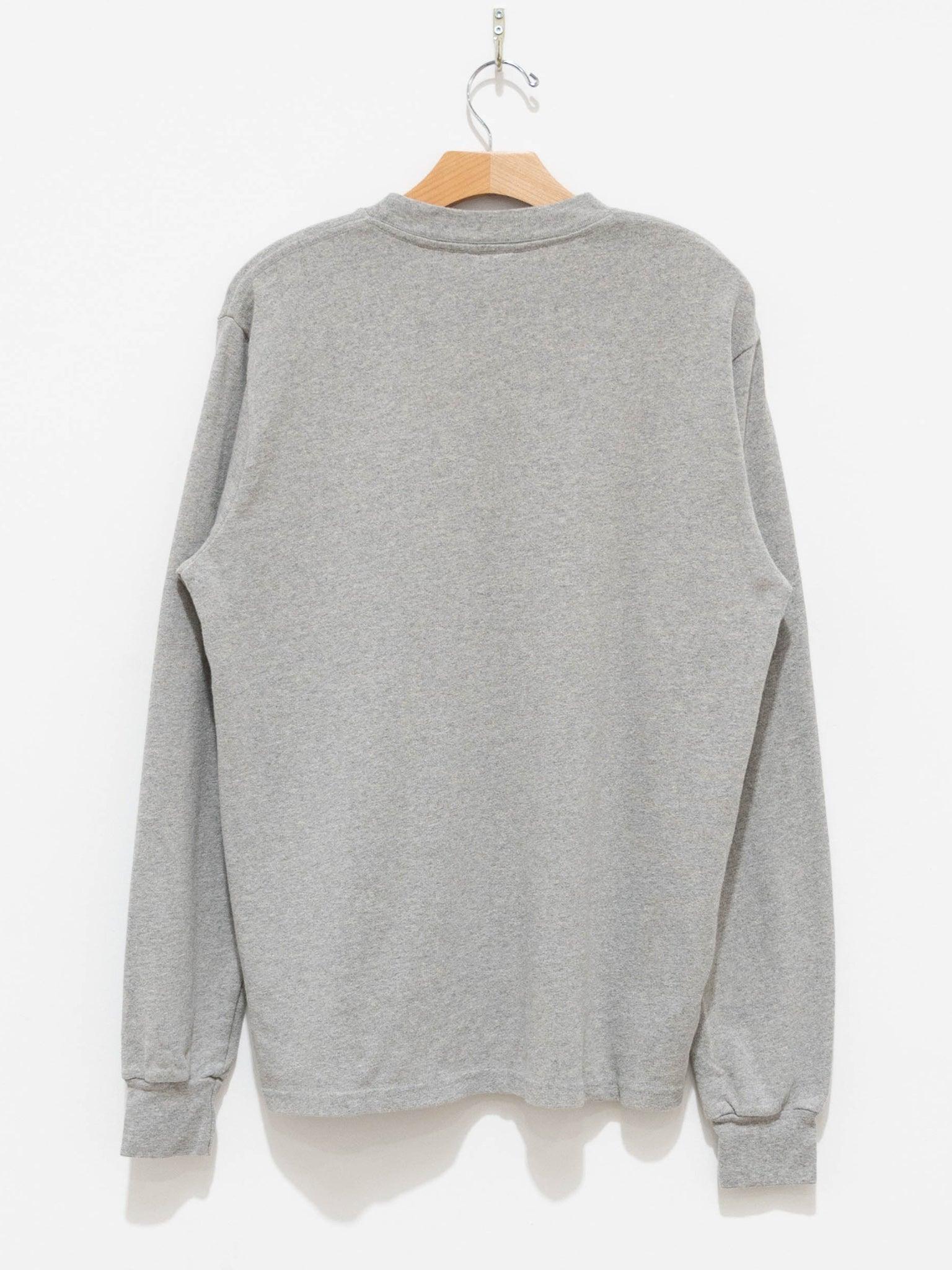 Namu Shop - paa LS Pocket Tee - Heather Gray