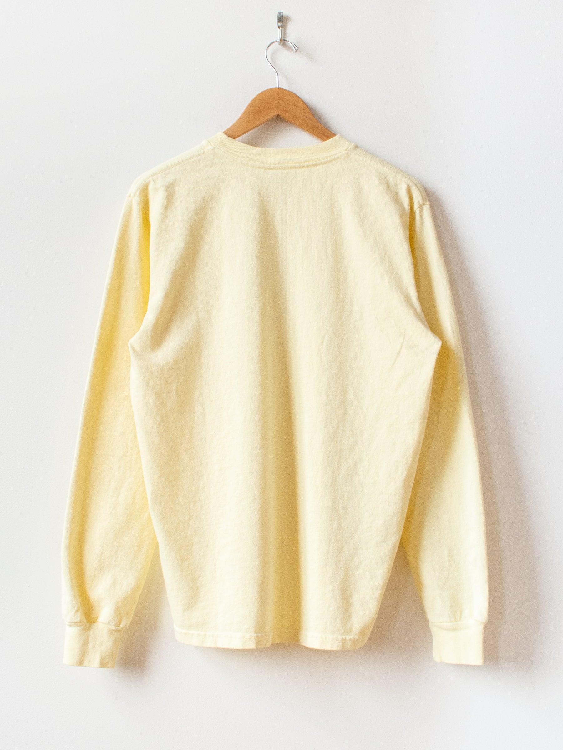 Namu Shop - paa LS Pocket Tee - Pale Yellow