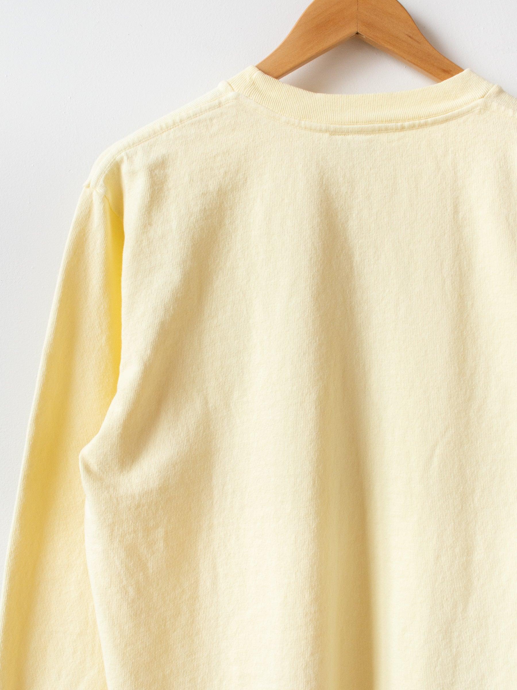 Namu Shop - paa LS Pocket Tee - Pale Yellow