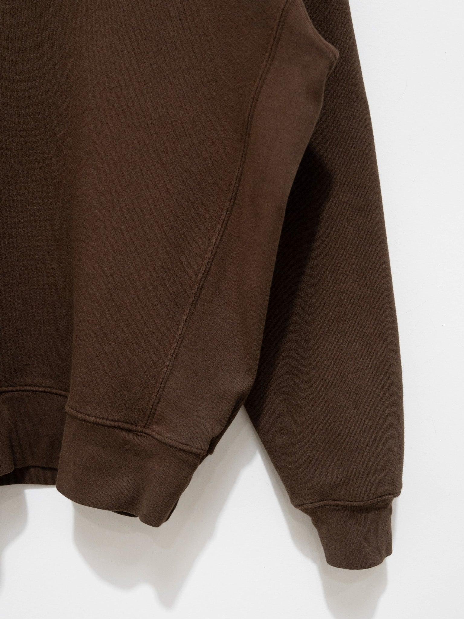 Namu Shop - paa LS Polo Sweatshirt Two - Coffee