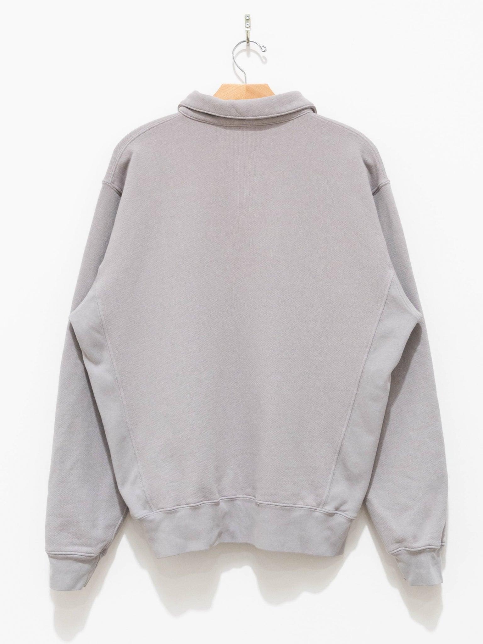 Namu Shop - paa LS Polo Sweatshirt Two - Gray
