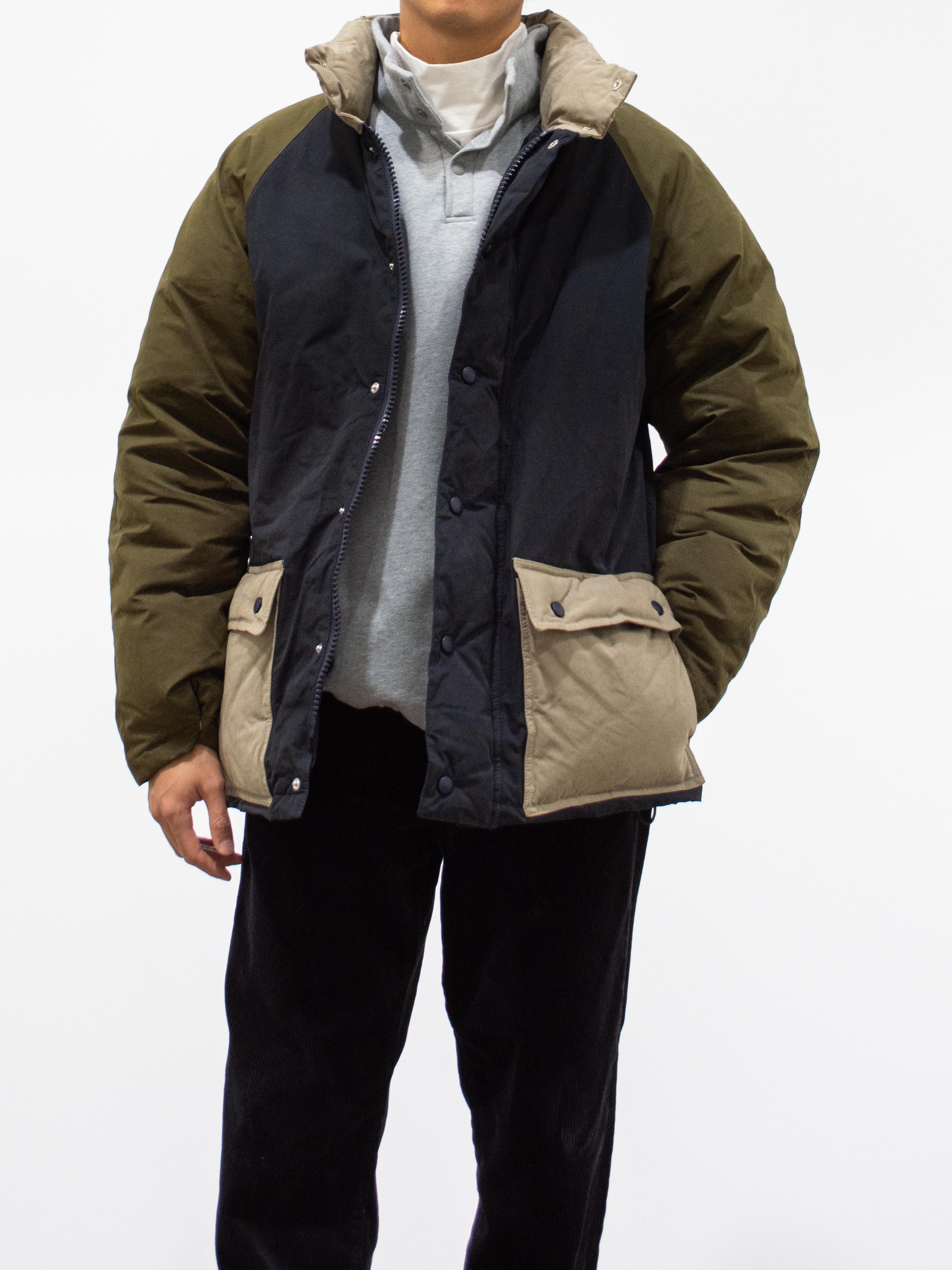 Namu Shop - paa Puft Jacket - Navy/Olive/Khaki