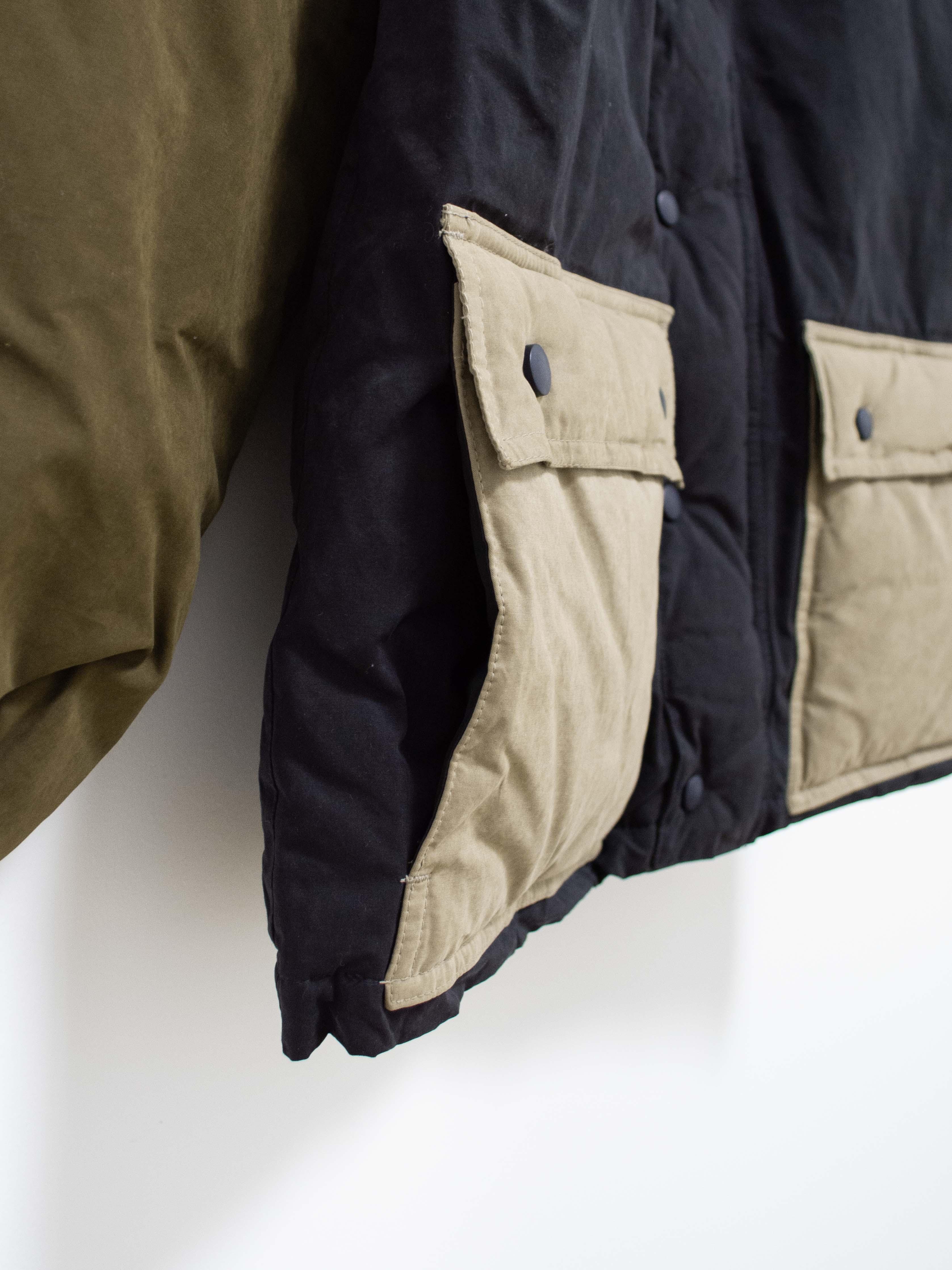 Namu Shop - paa Puft Jacket - Navy/Olive/Khaki