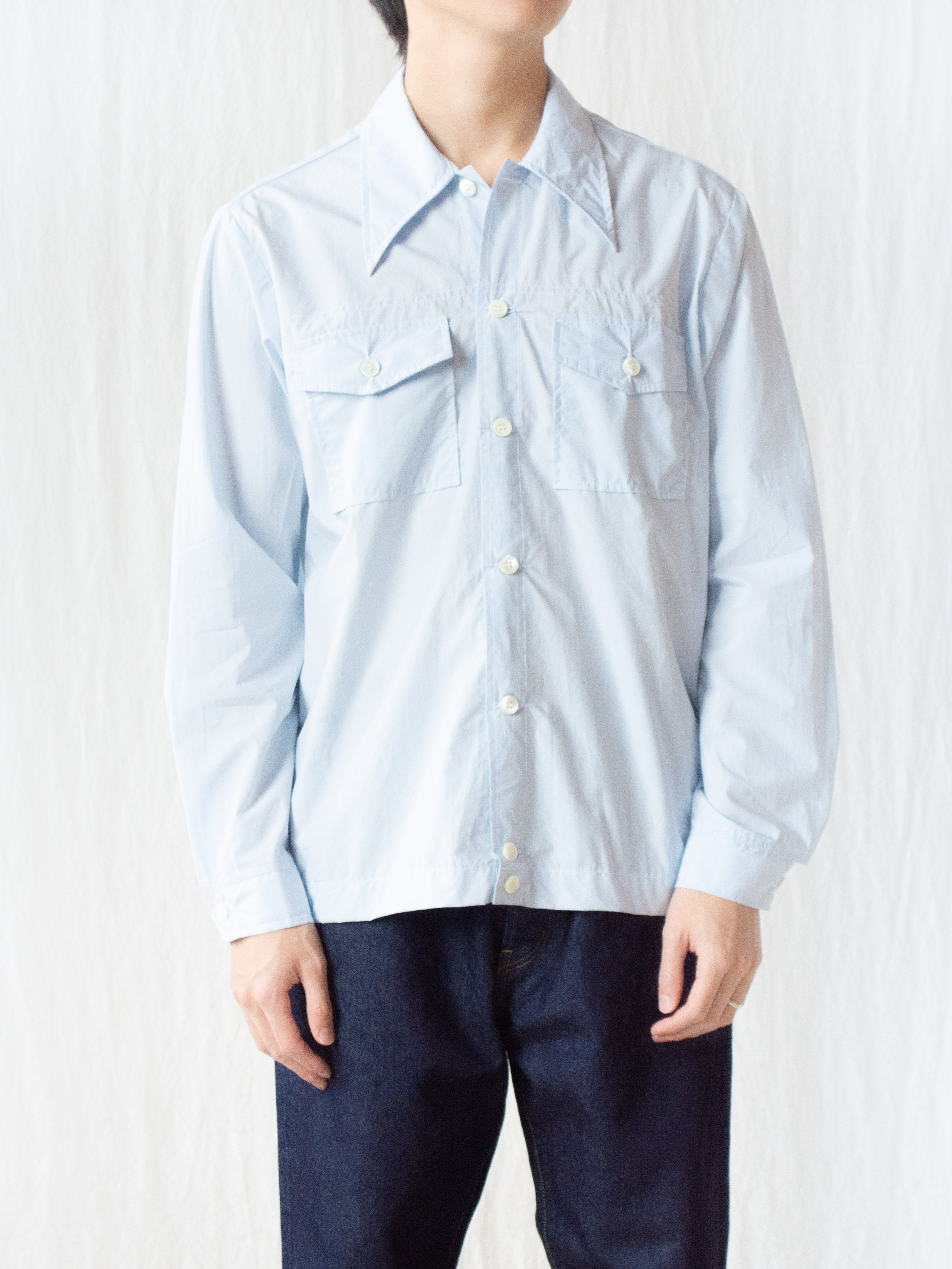 Namu Shop - paa Rodeo Shirt - Soft Blue