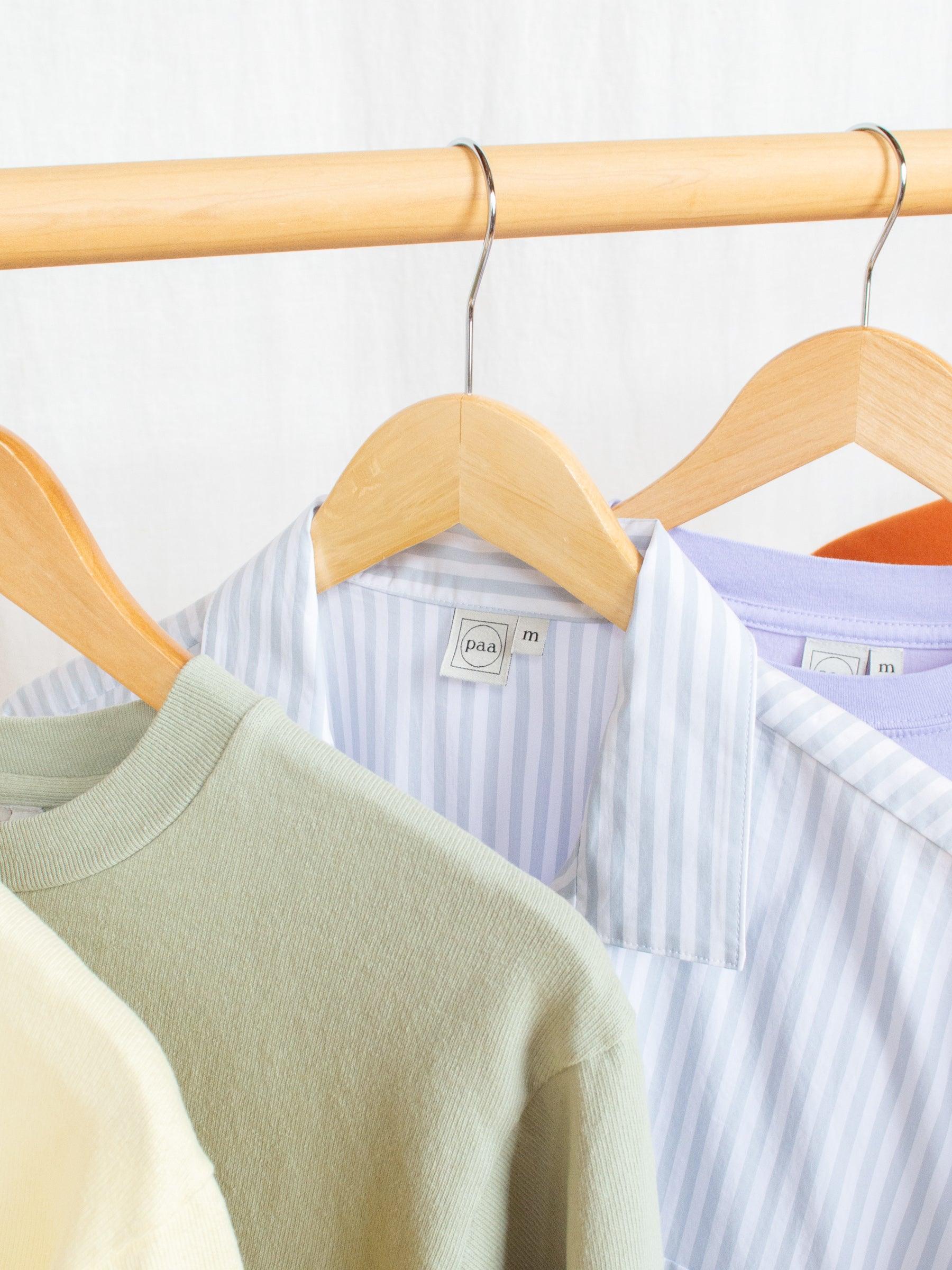Namu Shop - paa SS Shirt Two x Namu - Baby Blue Stripe