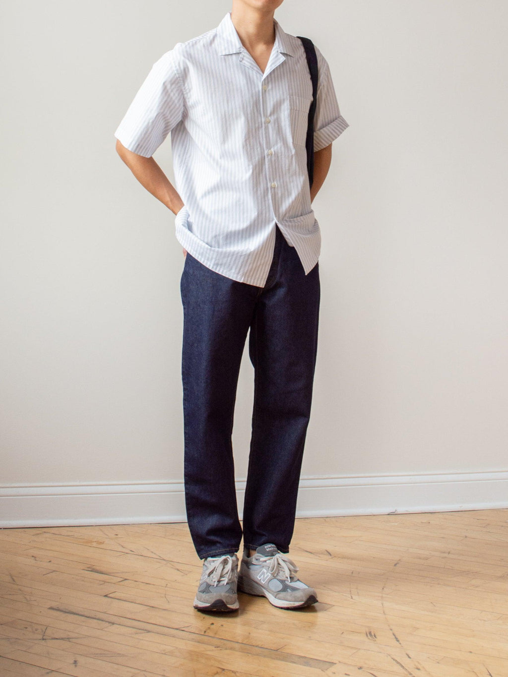Namu Shop - paa SS Shirt Two x Namu - Baby Blue Stripe