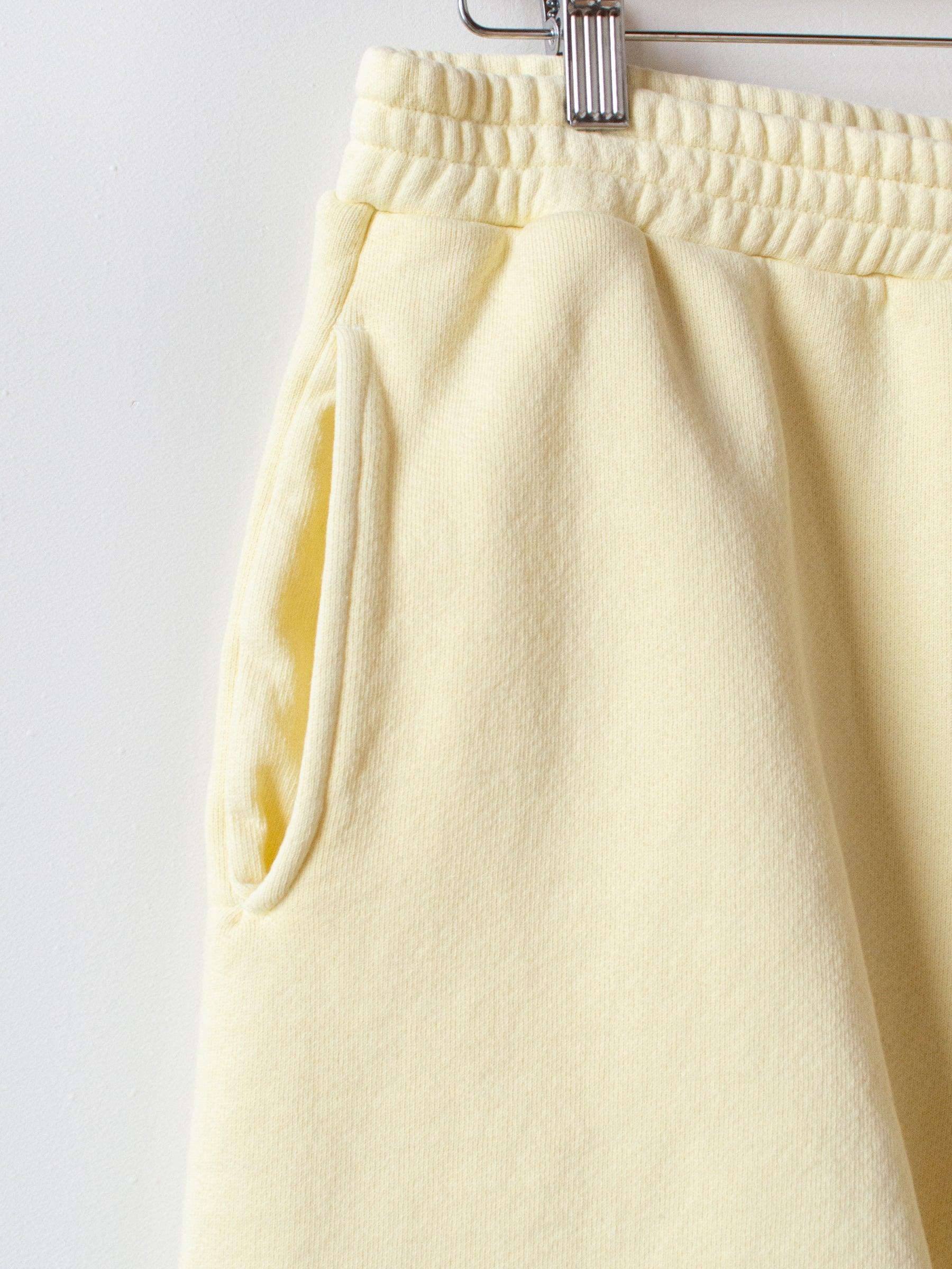 Namu Shop - paa Sweatshorts - Pale Yellow