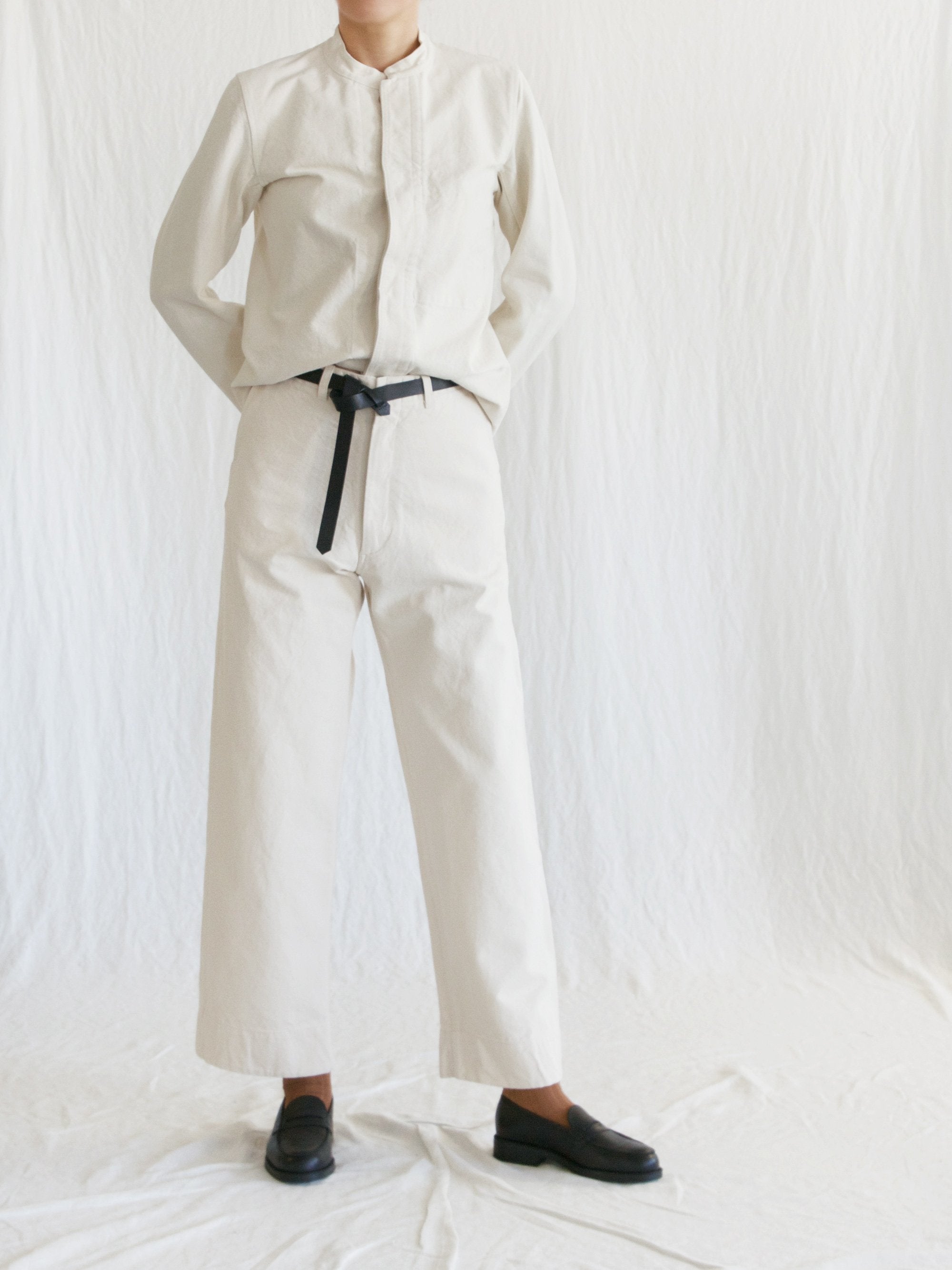 Namu Shop - Phlannel Buckleless Leather Belt - Black