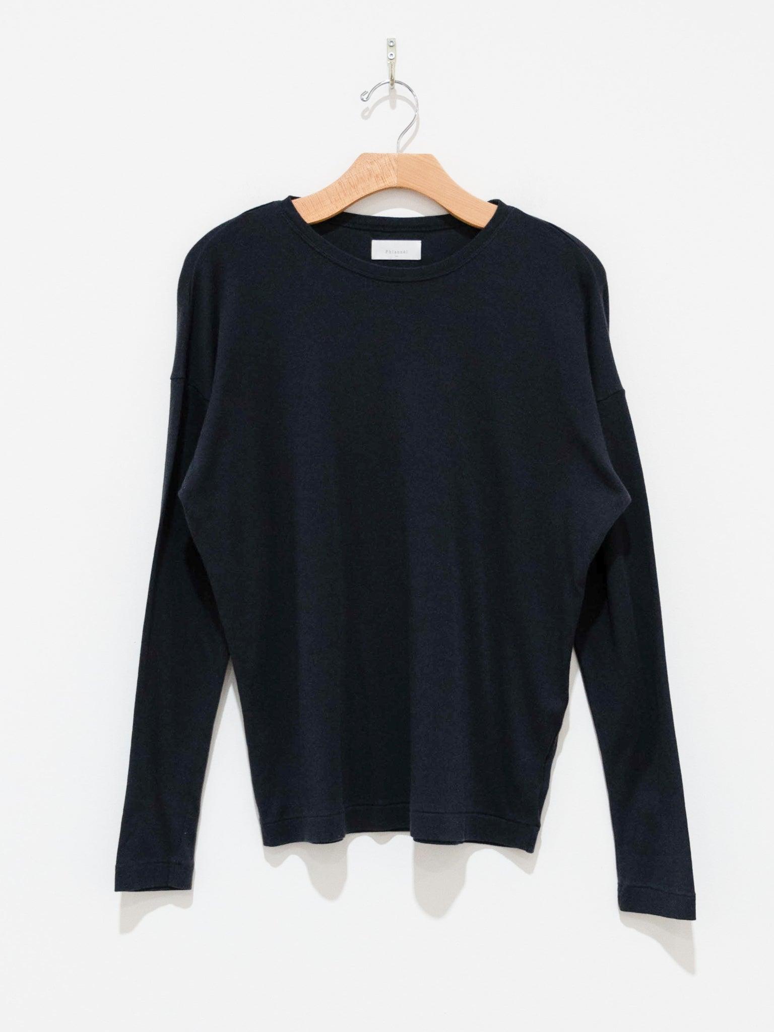 Namu Shop - Phlannel Co/Si Smooth Jersey Crewneck - Ink Black
