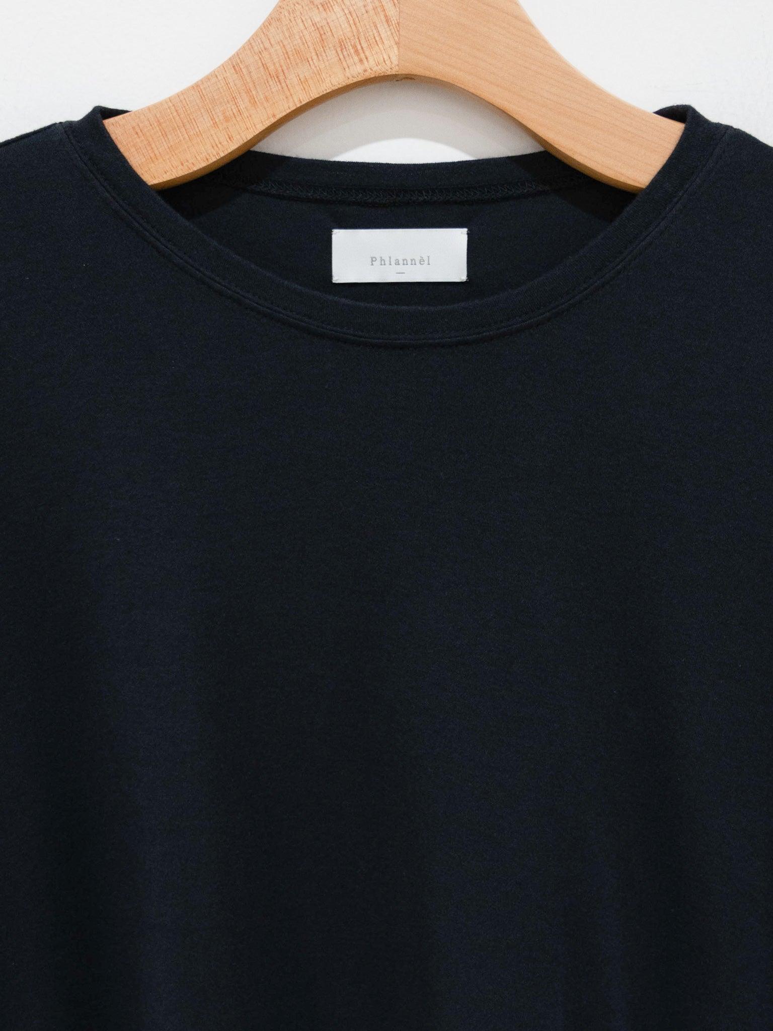 Namu Shop - Phlannel Co/Si Smooth Jersey Crewneck - Ink Black