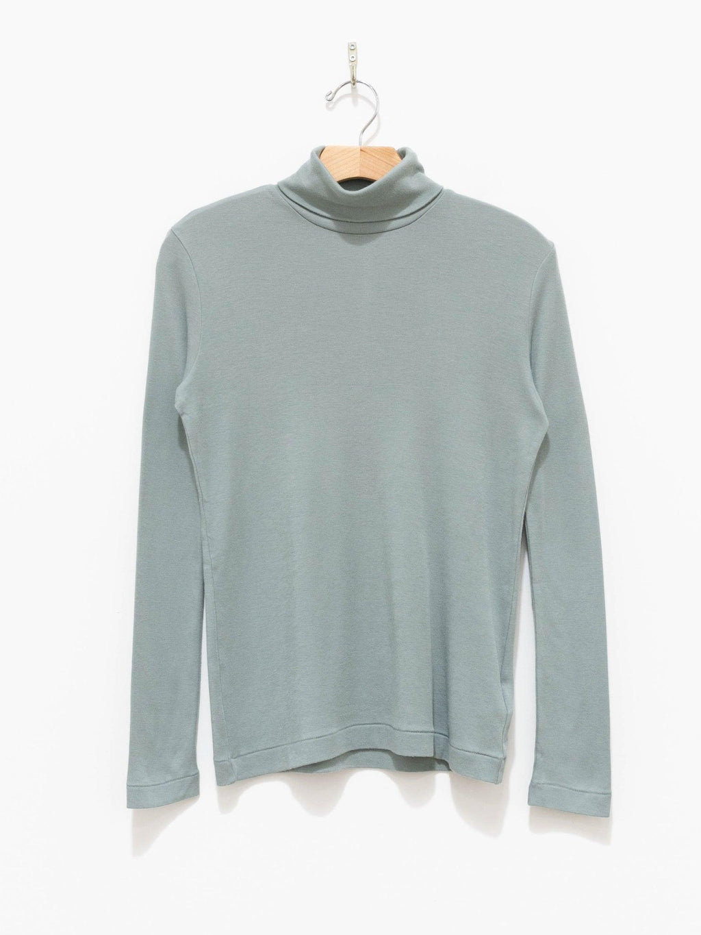 Namu Shop - Phlannel Co/Si Smooth Jersey Turtleneck - Blue Green