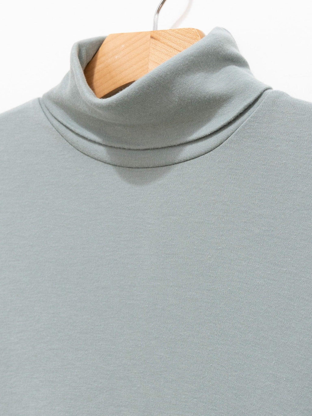 Namu Shop - Phlannel Co/Si Smooth Jersey Turtleneck - Blue Green