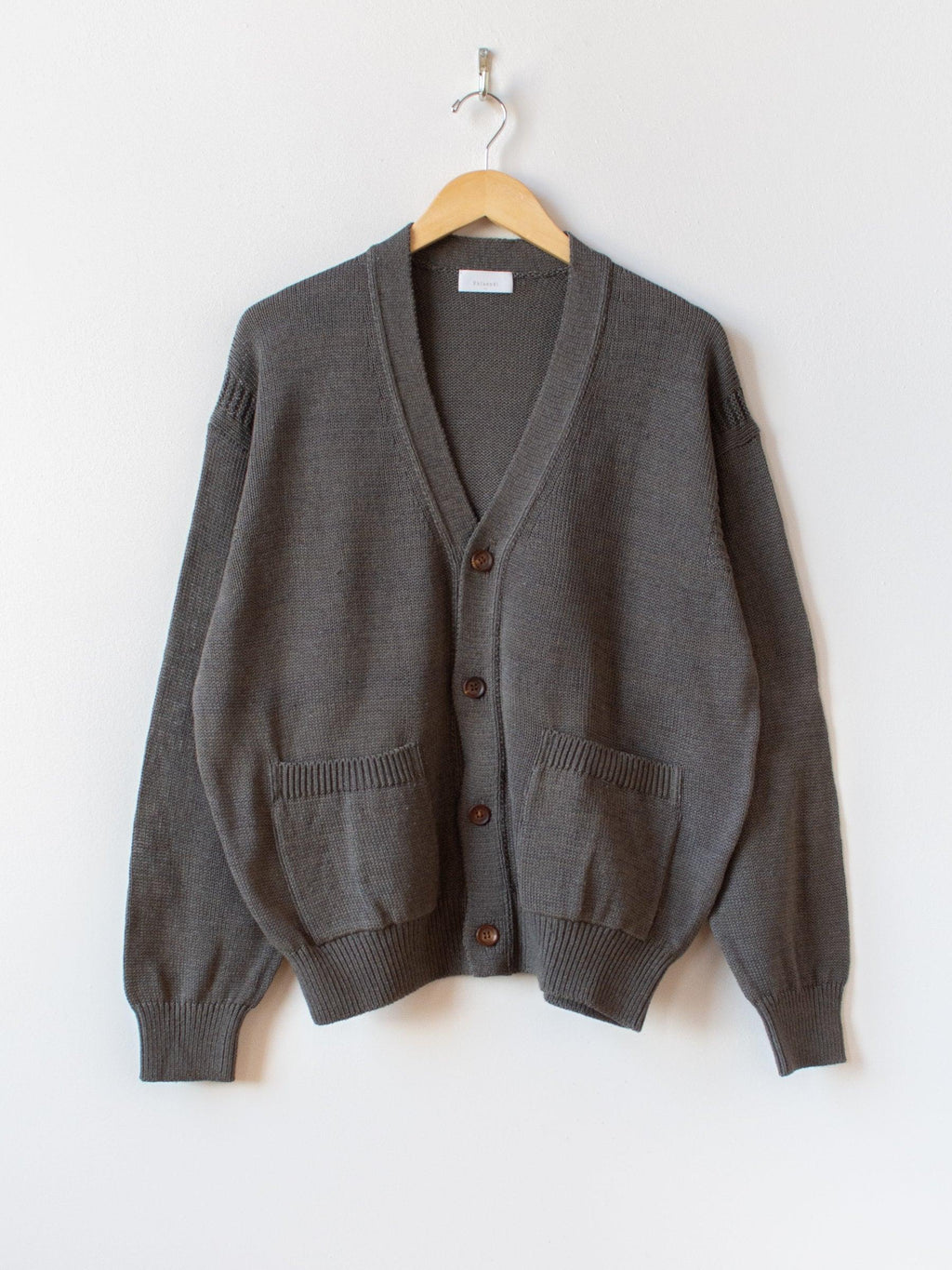 Namu Shop - Phlannel Cotton Linen Guernsey Cardigan