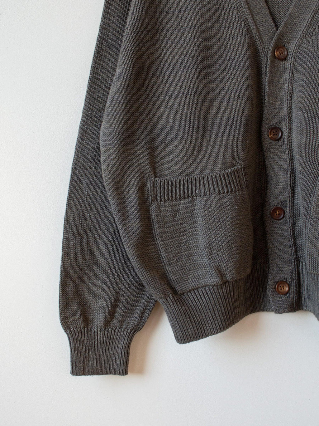 Namu Shop - Phlannel Cotton Linen Guernsey Cardigan