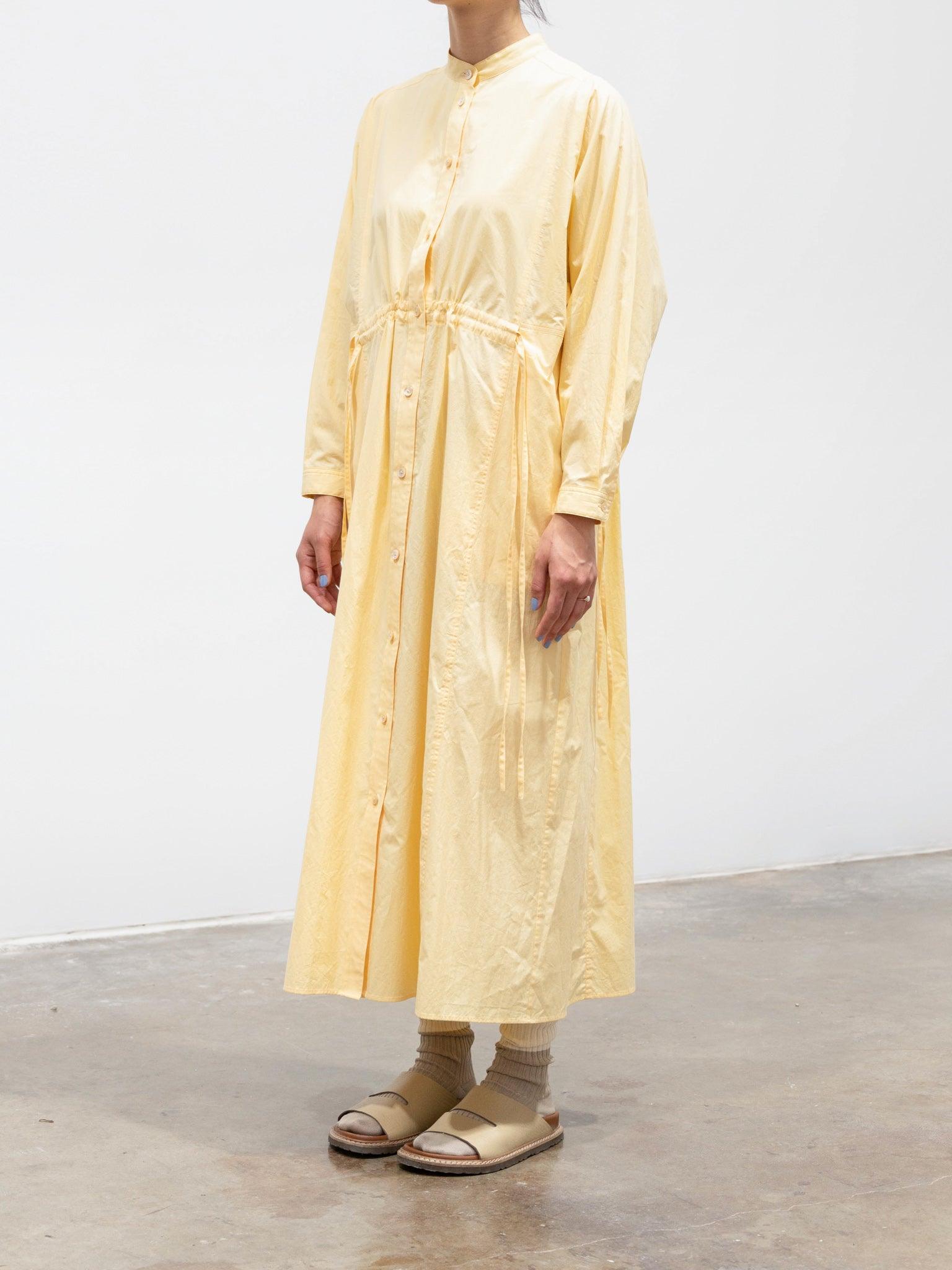 Cotton Paper Cloth Shirt Dress
