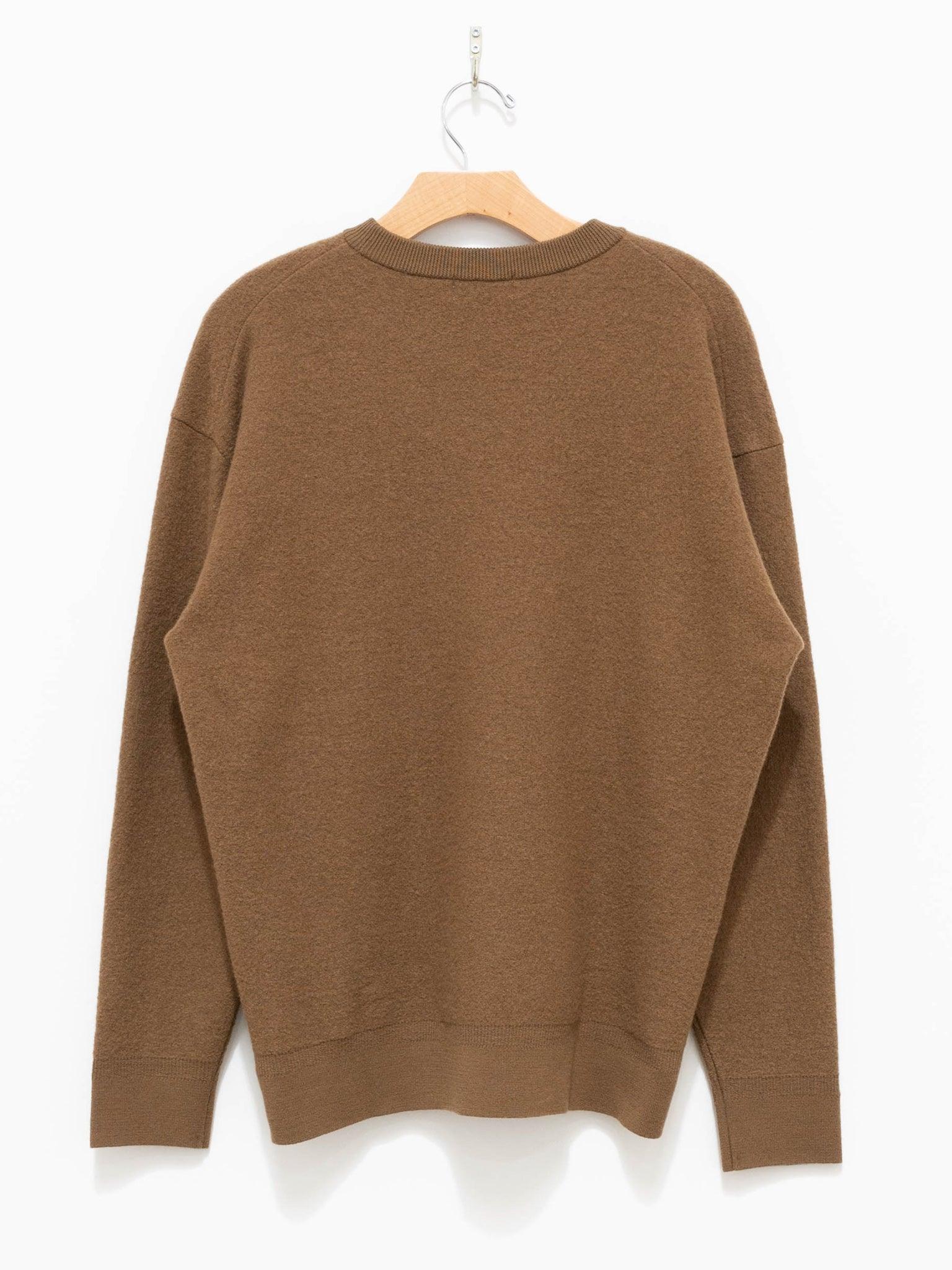 Namu Shop - Phlannel Cut and Sew Wool Crewneck - Camel