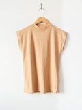 Namu Shop - Phlannel Light Suvin Cotton French-sleeve T-shirt - Orange