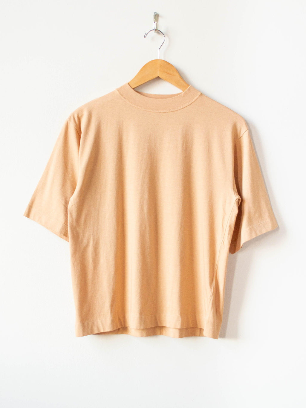Namu Shop - Phlannel Light Suvin Cotton Half-sleeve T-shirt - Orange