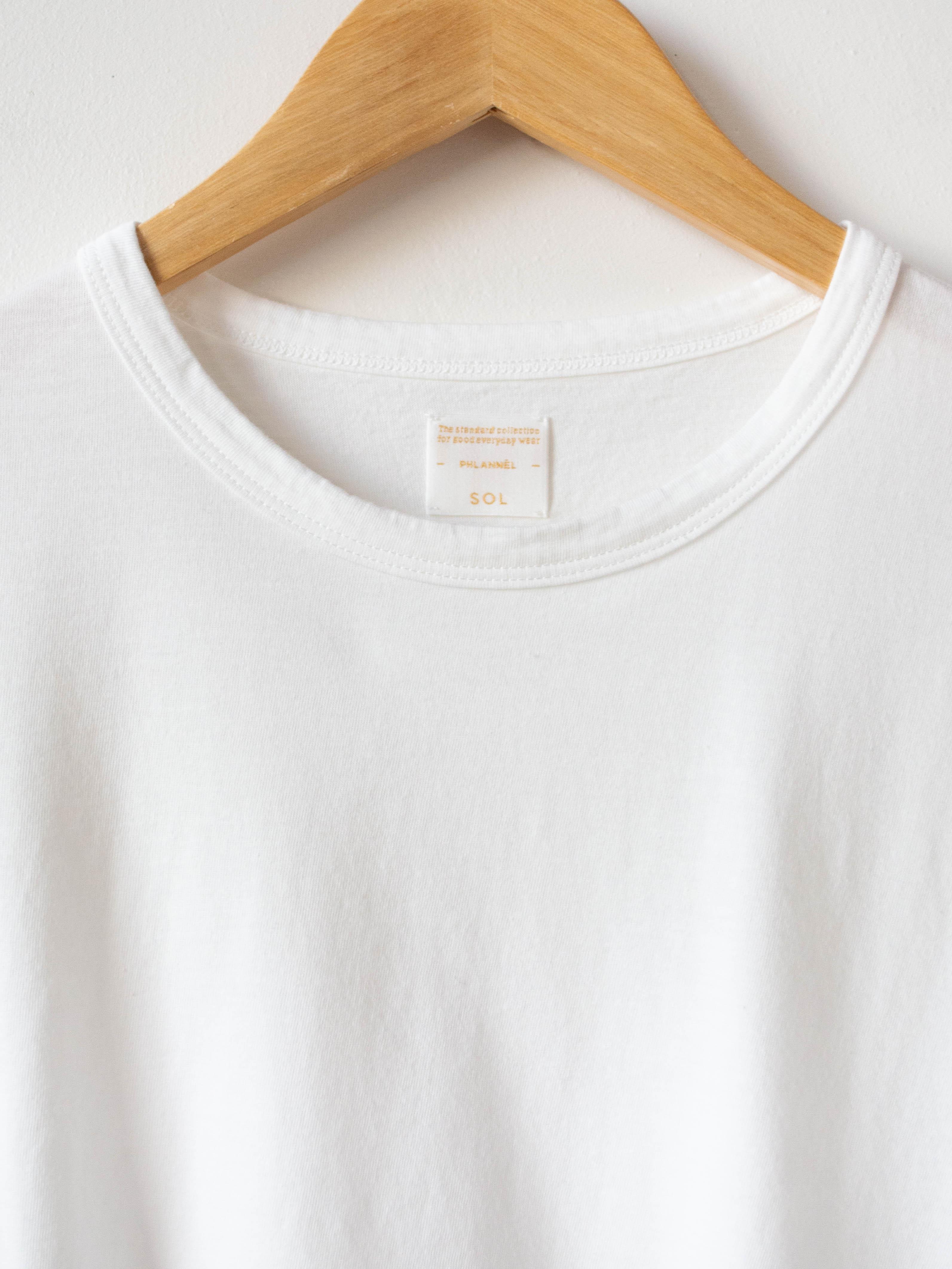 Namu Shop - Phlannel Light Suvin Cotton T-Shirt - White