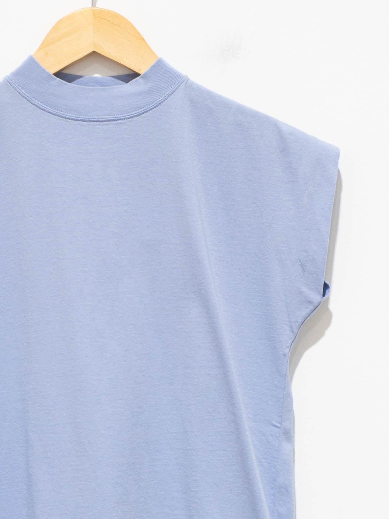 Namu Shop - Phlannel Light Suvin French Sleeve T-Shirt - Light Blue