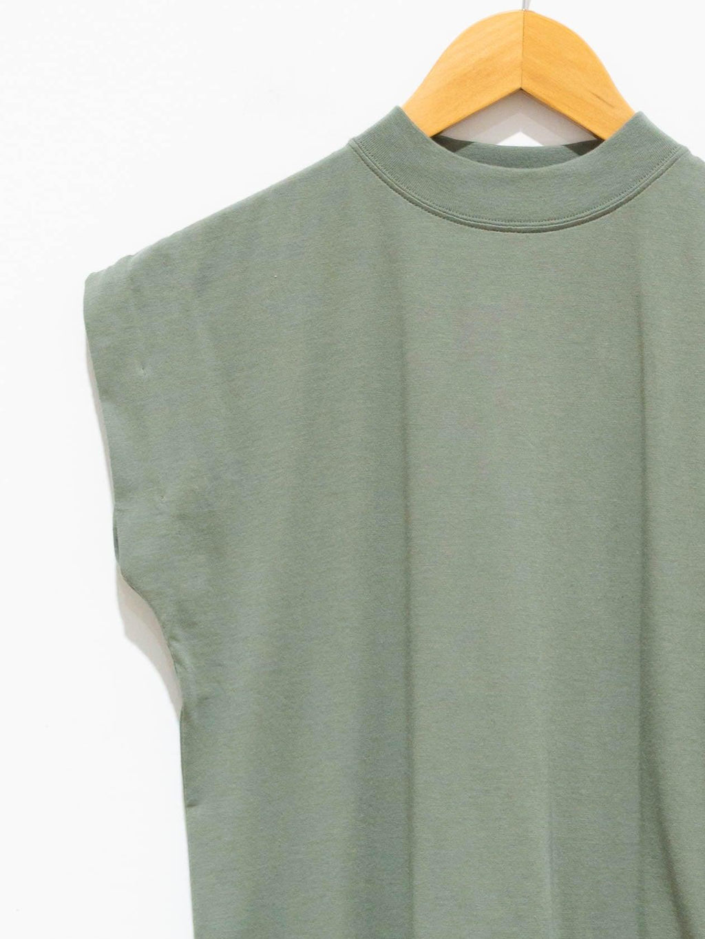 Namu Shop - Phlannel Light Suvin French Sleeve T-Shirt - Light Green