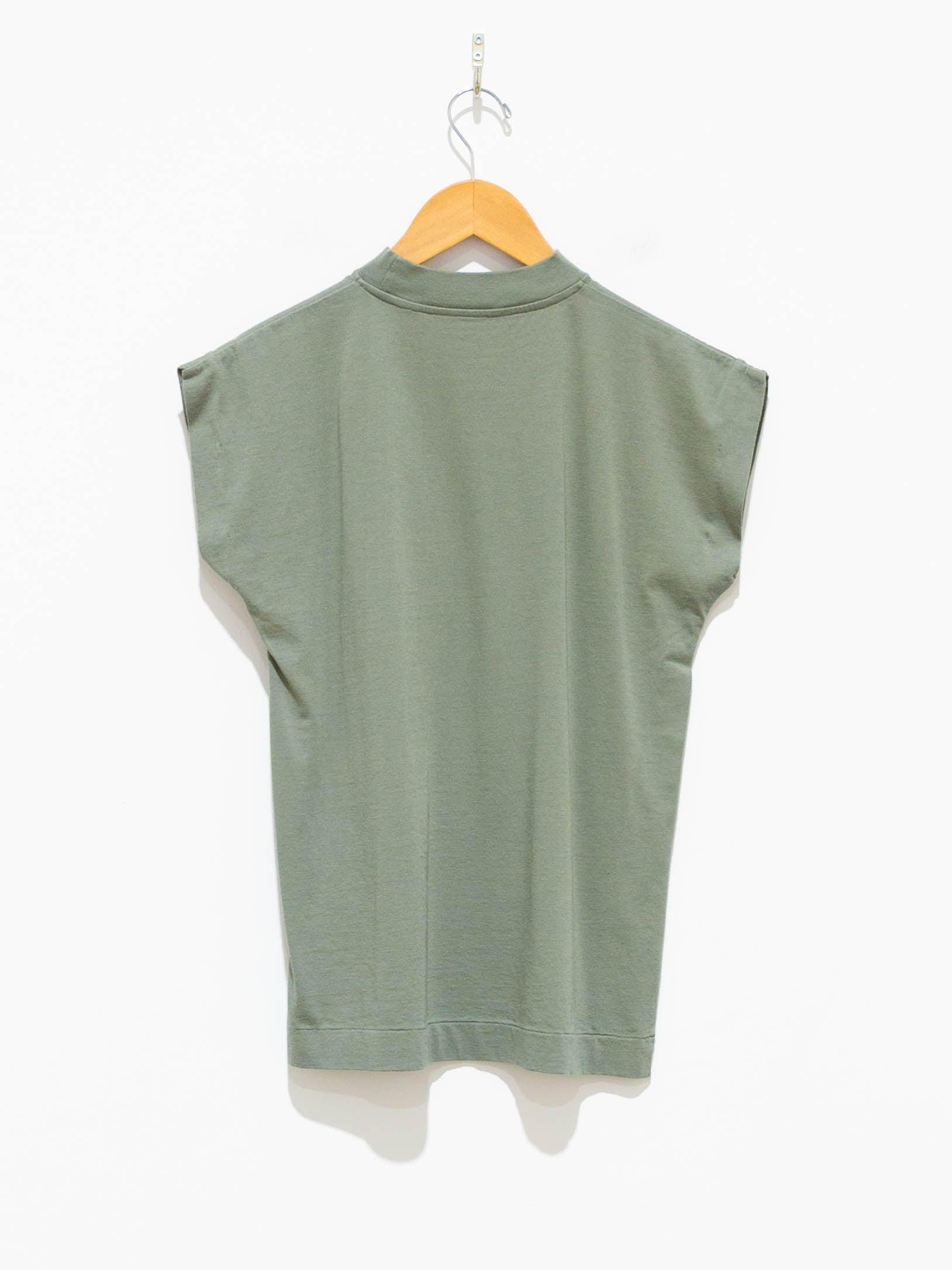 Namu Shop - Phlannel Light Suvin French Sleeve T-Shirt - Light Green
