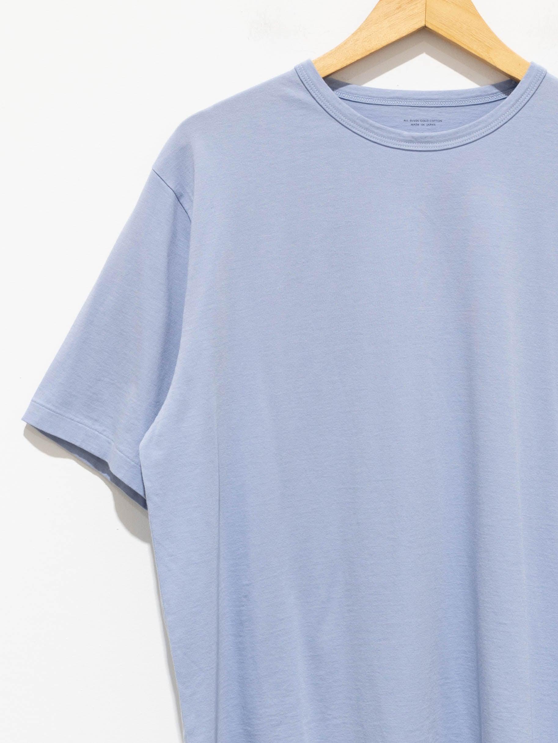 Namu Shop - Phlannel Light Suvin T-Shirt - Light Blue