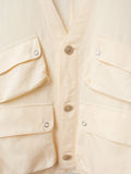 Namu Shop - Phlannel Linen Cotton Wool Twill Military Survival Vest